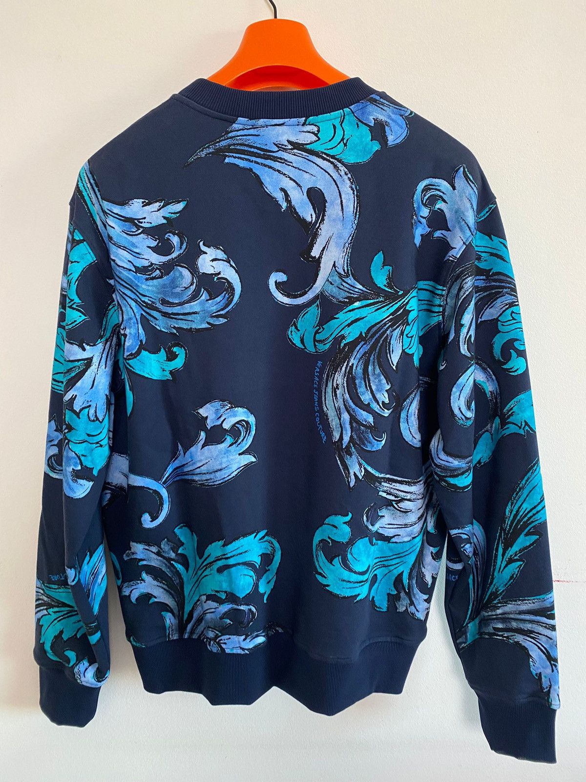 Versace Jeans Couture Versace Jeans Culture Sweatshirt Reg all Over XL blue, new Size US XL / EU 56 / 4 - 10 Thumbnail