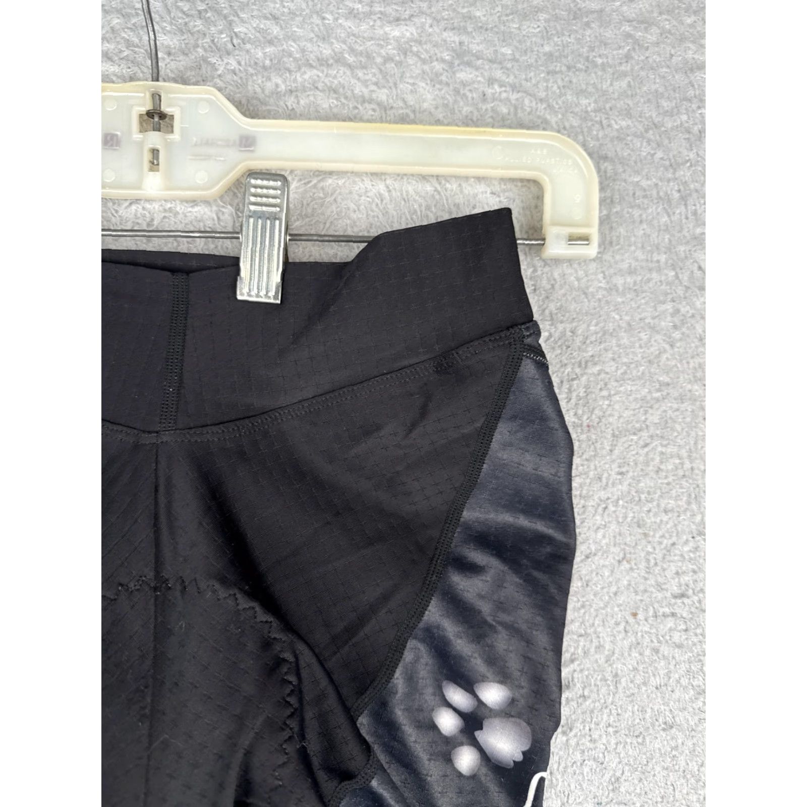 Vintage VOLUME Voler Padded Cycling Shorts Womens Medium Black Chamois Vail Paw Print Graphic Size 32" / US 10 / IT 46 - 5 Thumbnail