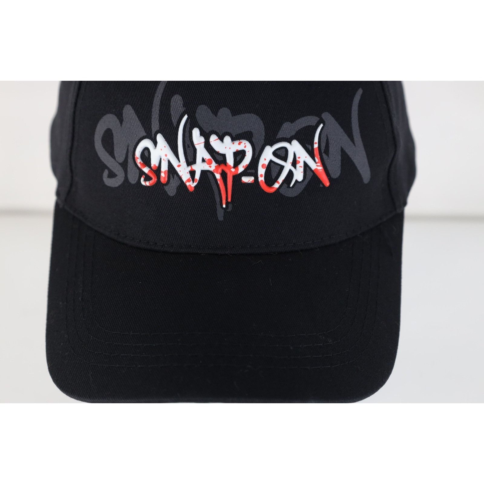 Vintage Vintage 90s Y2K Spell Out Snap On Tools Graffiti Hat Cap Size ONE SIZE - 2 Thumbnail