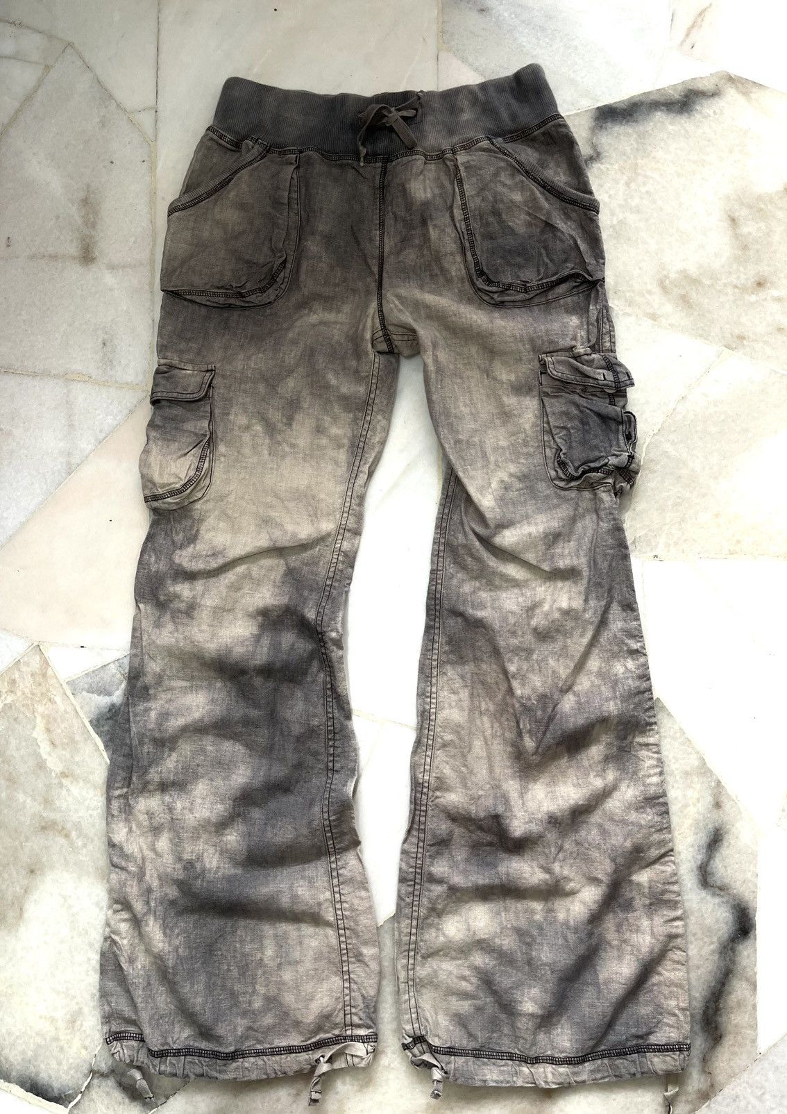 GOA Goa 3D Pocket Flare Cargo Pants Size US 32 / EU 48 - 8 Thumbnail