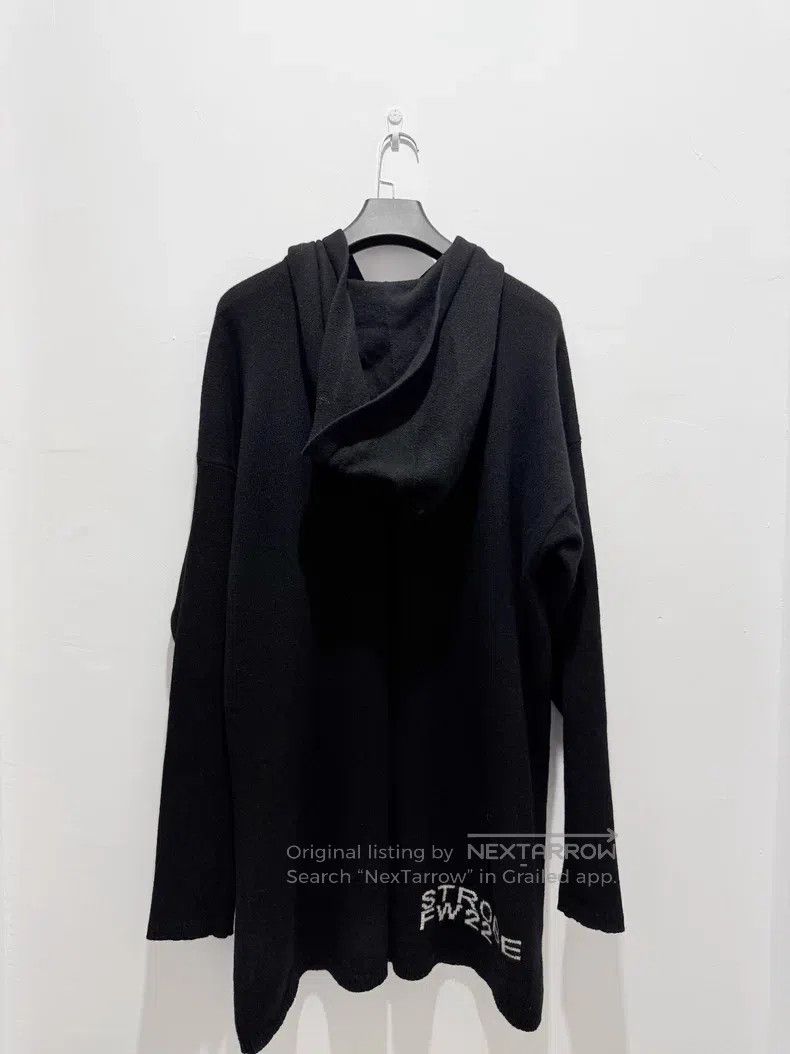 Rick Owens Rick Owens 22FW Show Same Black Hooded Sweater Hoodie Size US S / EU 44-46 / 1 - 6 Thumbnail