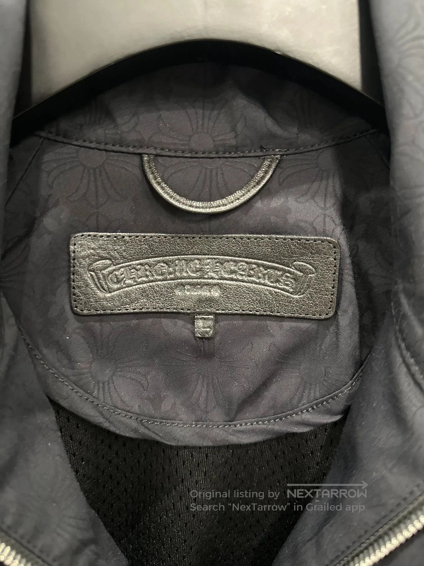 Chrome Hearts black chrome hearts nylon windbreaker jacket. Size US L / EU 52-54 / 3 - 5 Thumbnail