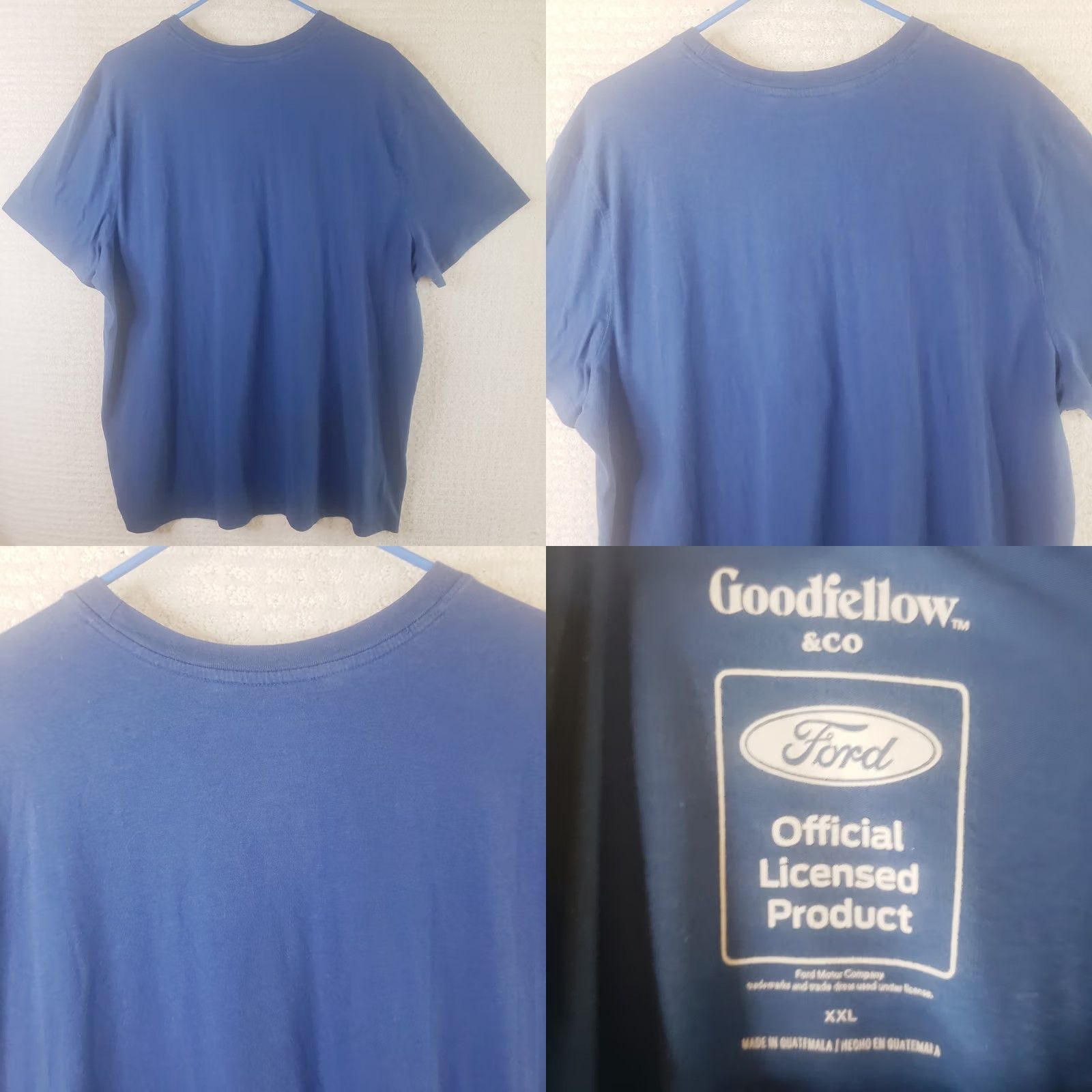 Ford VINTAGE Ford Bronco Striped Distressed Logo T-Shirt Mens XXL Blue Patriotic Size US XXL / EU 58 / 5 - 8 Thumbnail