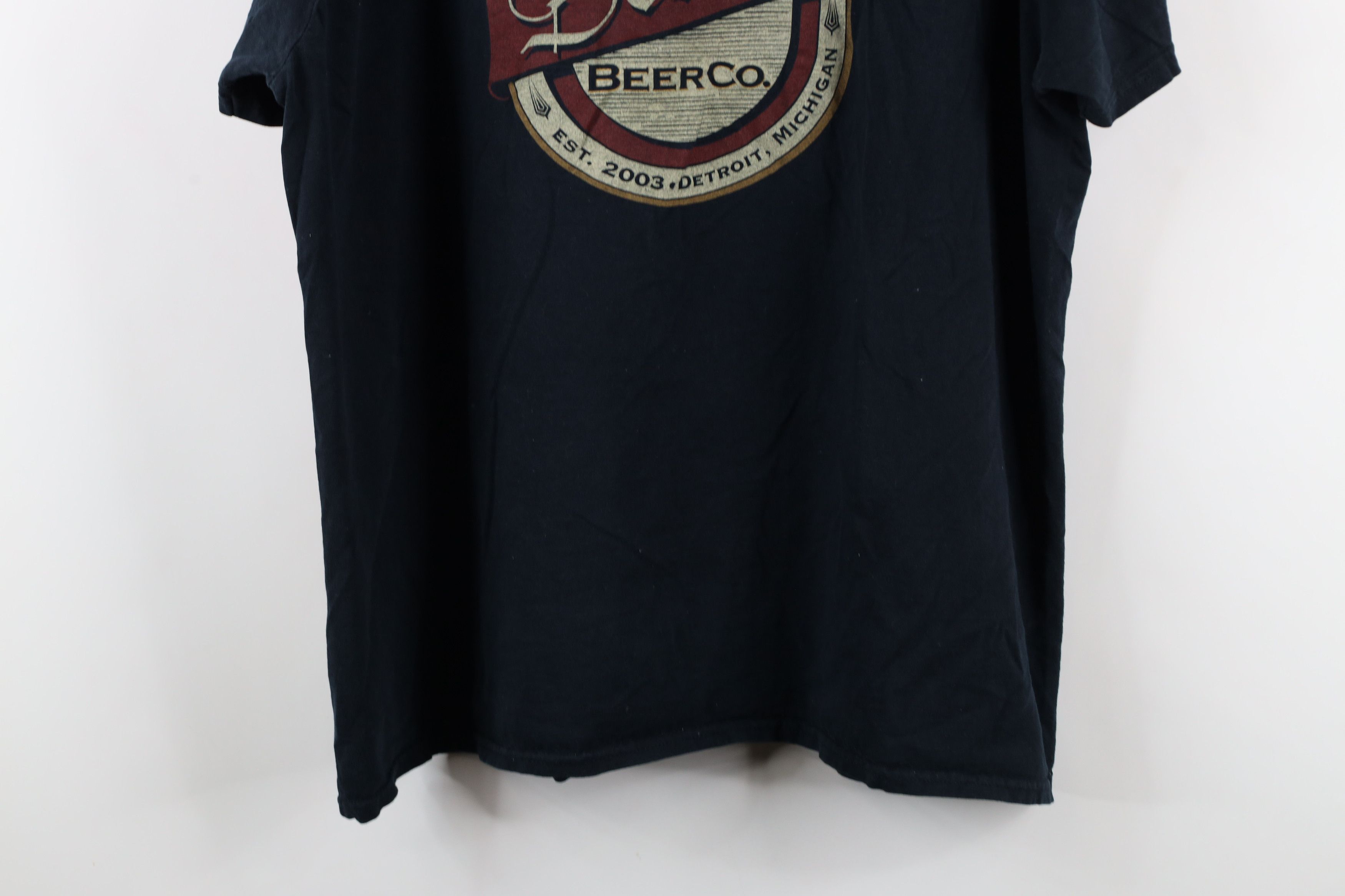 Vintage Vintage Y2K Streetwear Detroit Beer Co Short Sleeve T-Shirt Size US XL / EU 56 / 4 - 10 Thumbnail