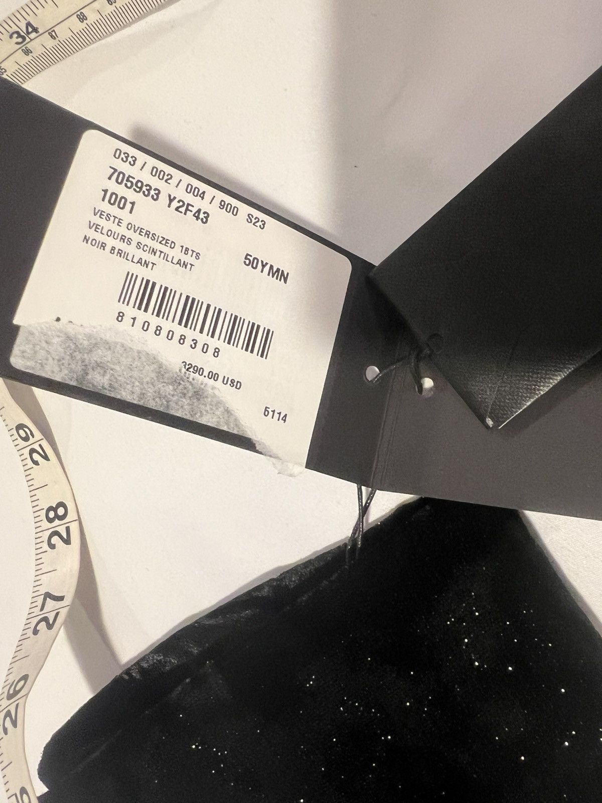 Saint Laurent Paris Saint Laurent velvet metal shimmering Blazer. 50/40 $2890 Size 40R - 7 Thumbnail