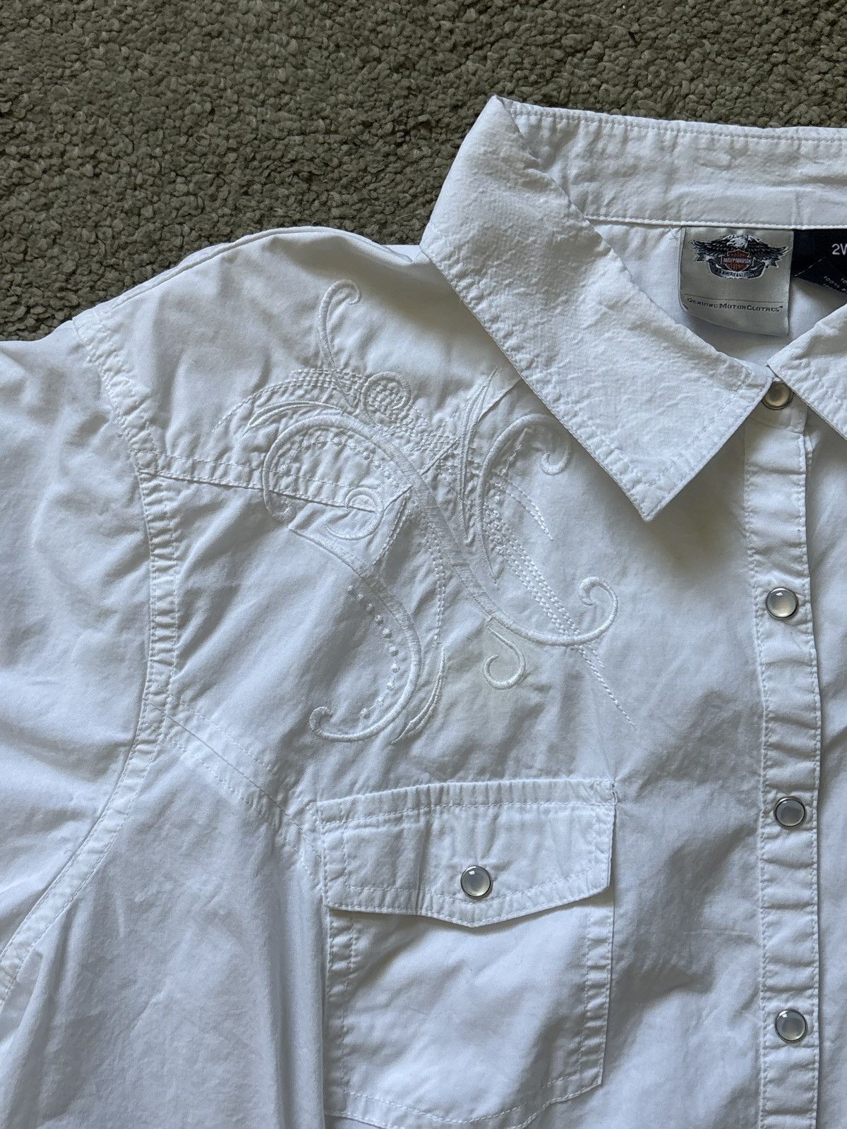 Harley Davidson Harley T-shirt \ Button up Size US S / EU 44-46 / 1 - 5 Thumbnail