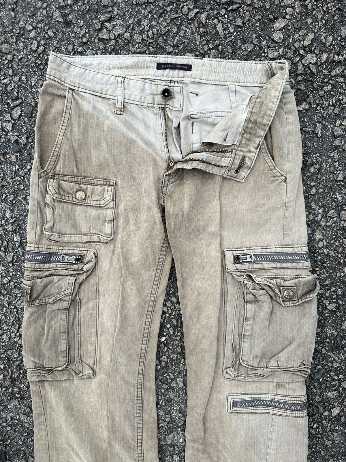 If Six Was Nine CARGO PANTS FADED MADE IN NIPPON VINTAGE JAPANESE BRANDED Size US 28 / EU 44 - 8 Thumbnail