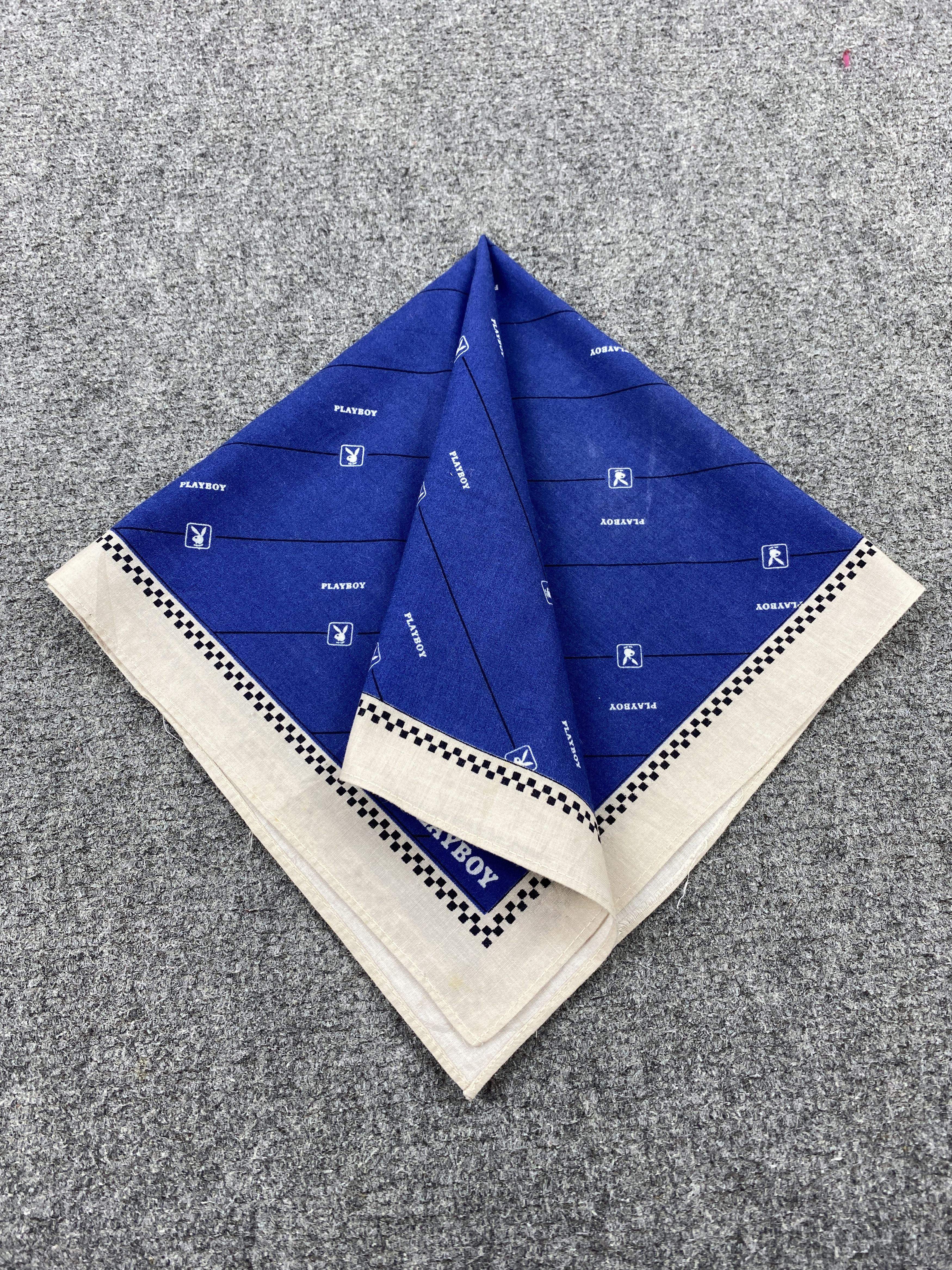 Playboy Vintage Playboy Handkerchief / Neckerchief HKC1142 Size ONE SIZE - 4 Thumbnail