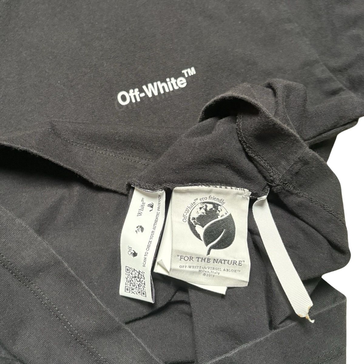 Off-White OFF-WHITE Off-White Men Chain Arr Slim S/S Tee Black White Size US S / EU 44-46 / 1 - 6 Thumbnail