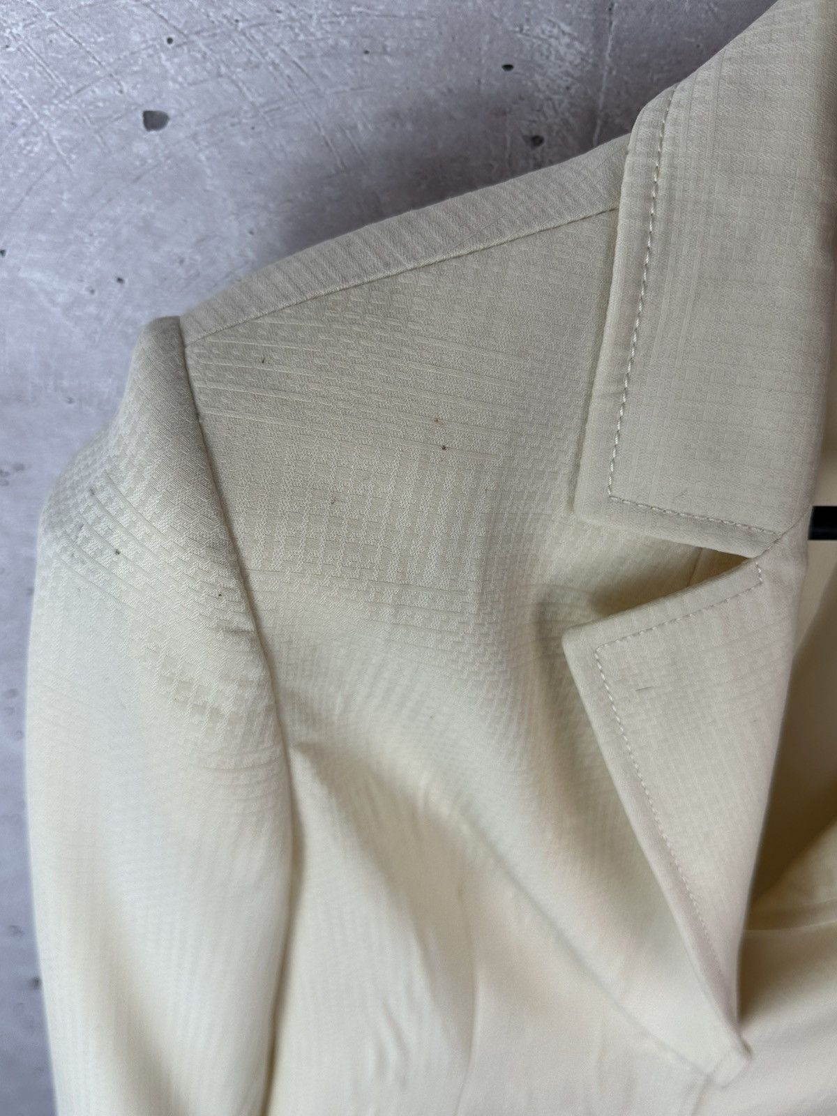 Celine Vintage Celine Paris Beige Wool Women’s Blazer Jacket Size S / US 4 / IT 40 - 9 Thumbnail