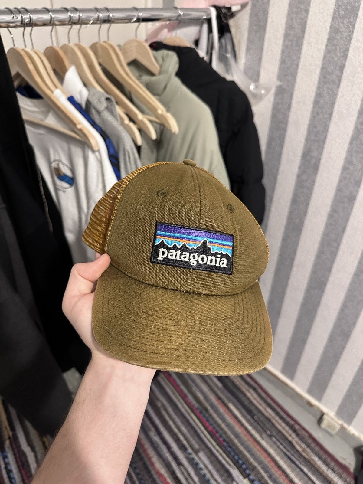 Patagonia Patagonia Logo Faded Y2K Trucker Hat Size ONE SIZE - 1 Thumbnail