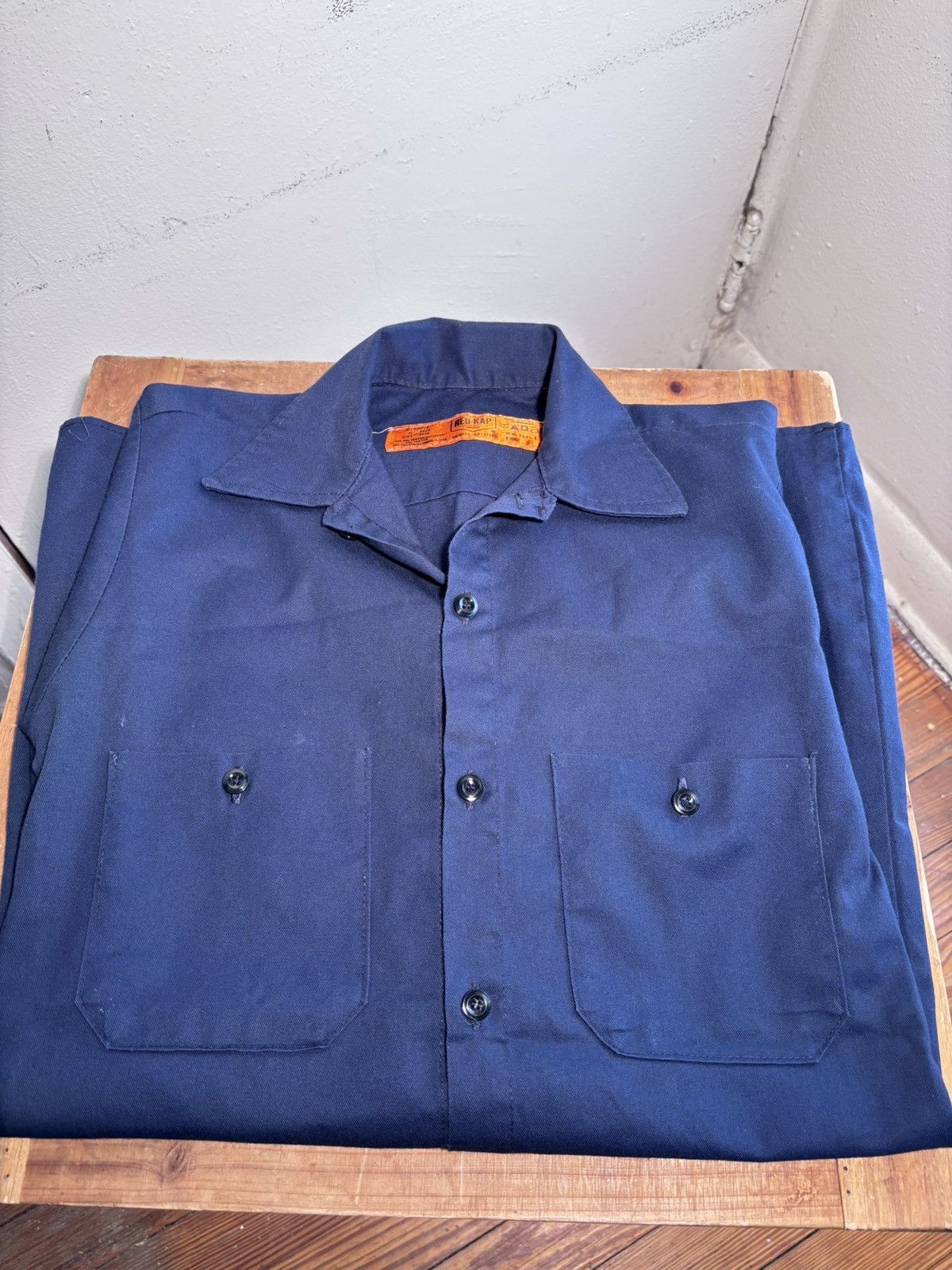 Red Kap Red Kap Long Sleeve Wrinkle Resistant Cotton Work Shirt Size US S / EU 44-46 / 1 - 6 Thumbnail