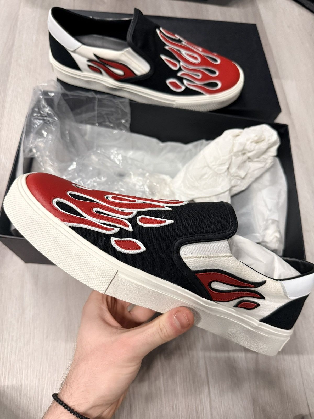 Amiri Amiri Low Flame Red Kicks Size US 8 / EU 41 - 3 Thumbnail