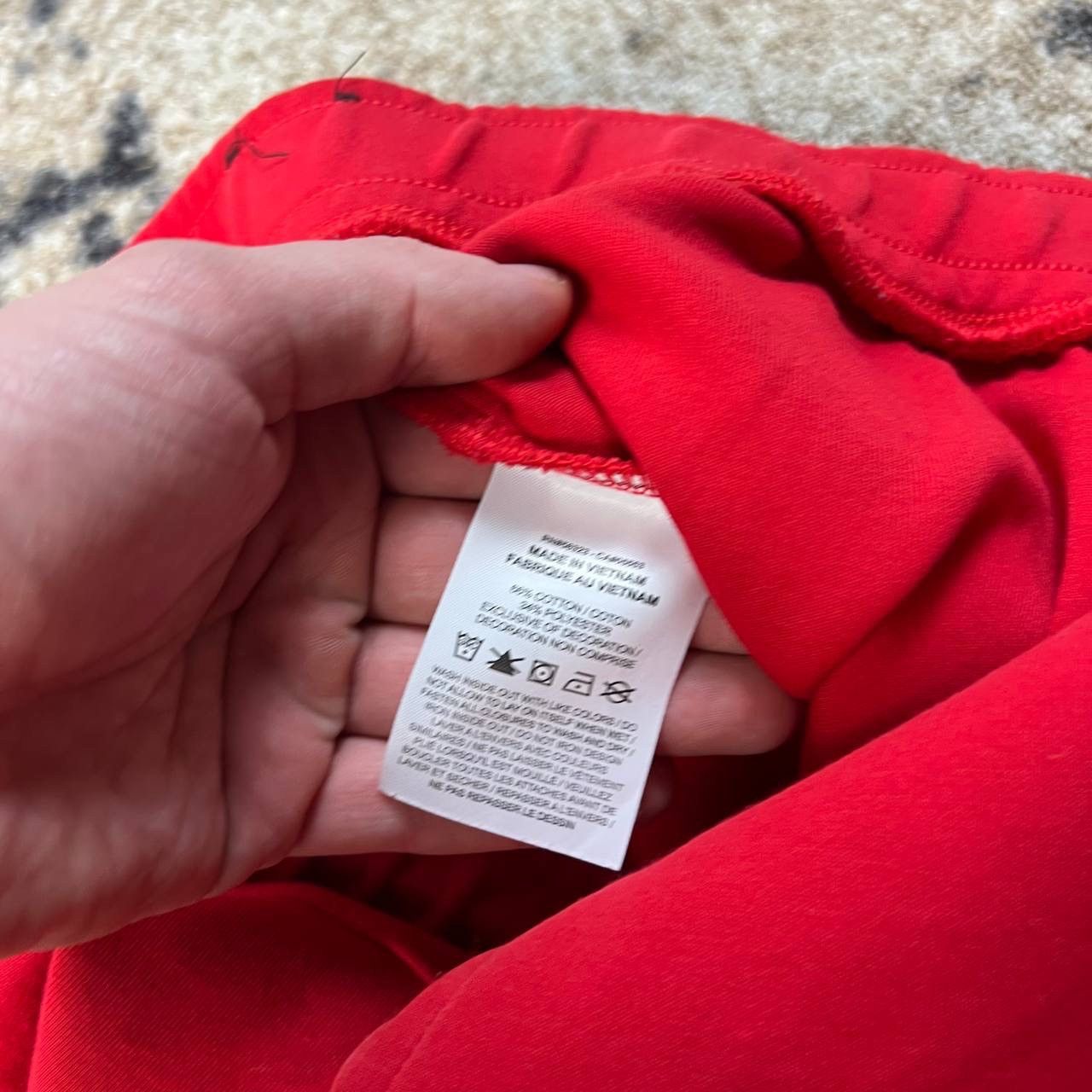Nike Nike Tech Fleece Mini Logo Red Drill Sweatpants Size US 38 / EU 54 - 7 Thumbnail