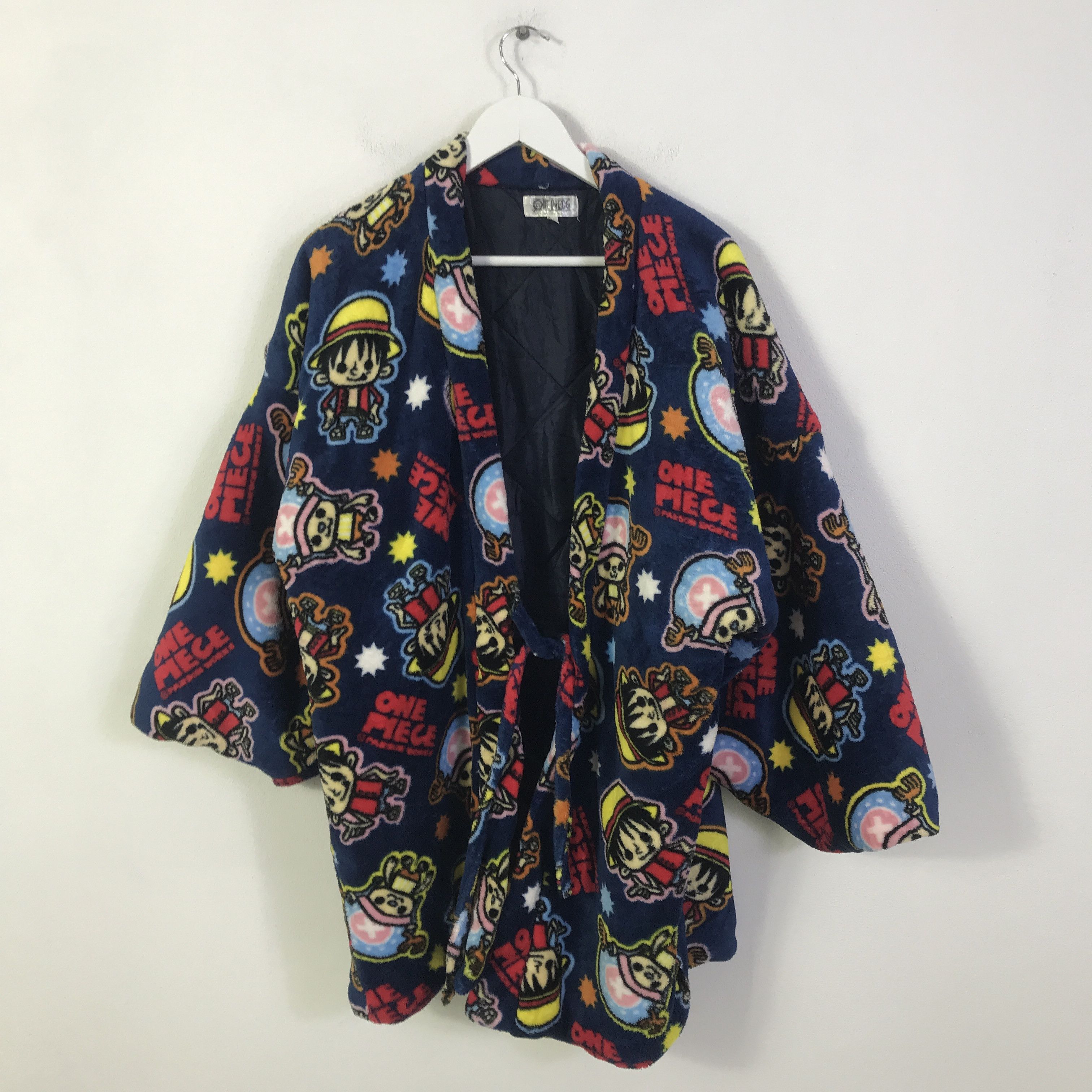 One Piece Vintage one piece Kimono Cartoon japan jacket K94B2 Size US L / EU 52-54 / 3 - 1 Thumbnail
