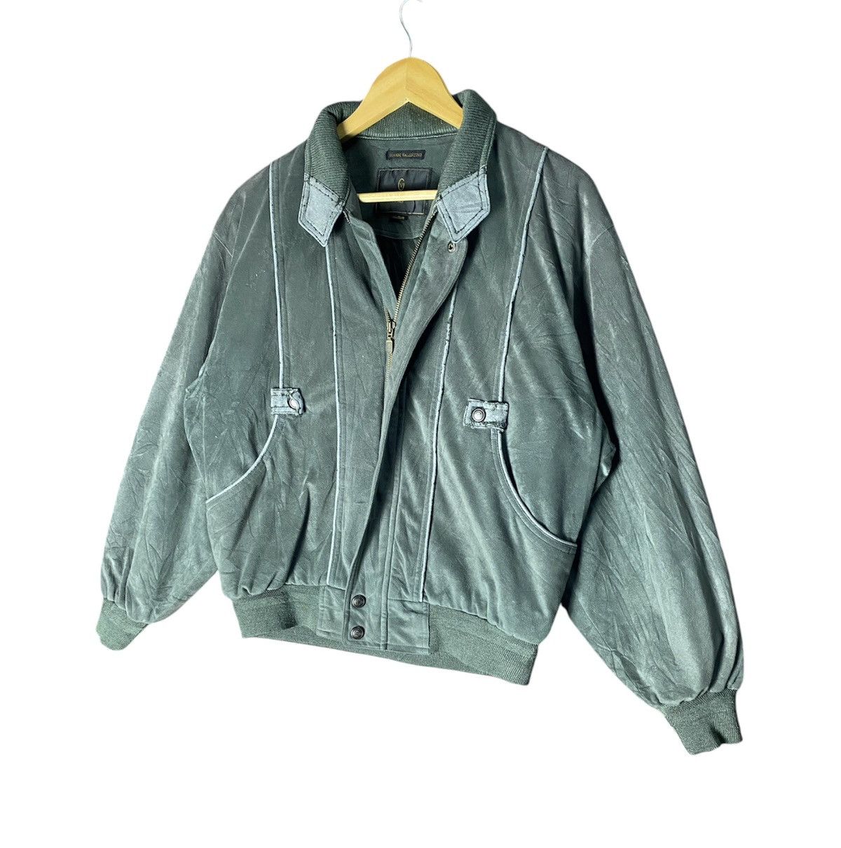 Gianni Valentino × Vintage Vintage Gianni Valentino Zipper Jacket Size US M / EU 48-50 / 2 - 2 Thumbnail
