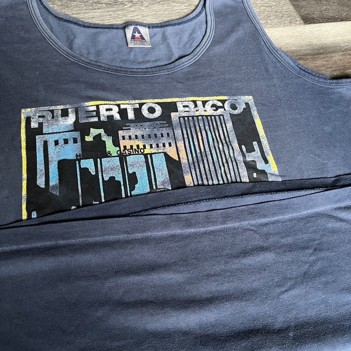 Band Tees × Vintage Vintage 90s Puerto Rico Cano’s Art Night Life Logo Tank Top Size US XL / EU 56 / 4 - 6 Thumbnail