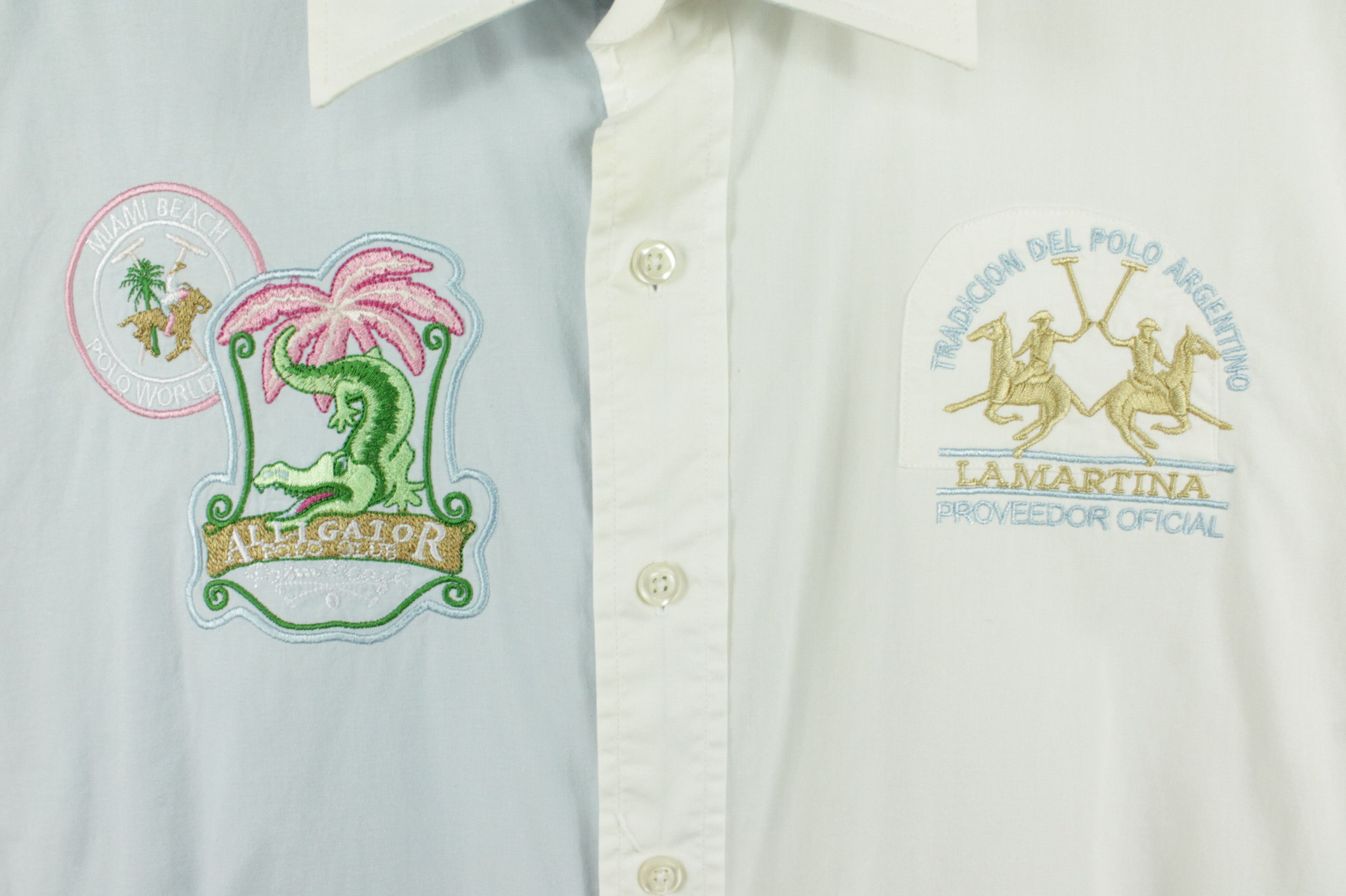 La Martina La Martina Polo Pro-Player Alligator Club Palm Beach Shirt Size US XXL / EU 58 / 5 - 5 Thumbnail