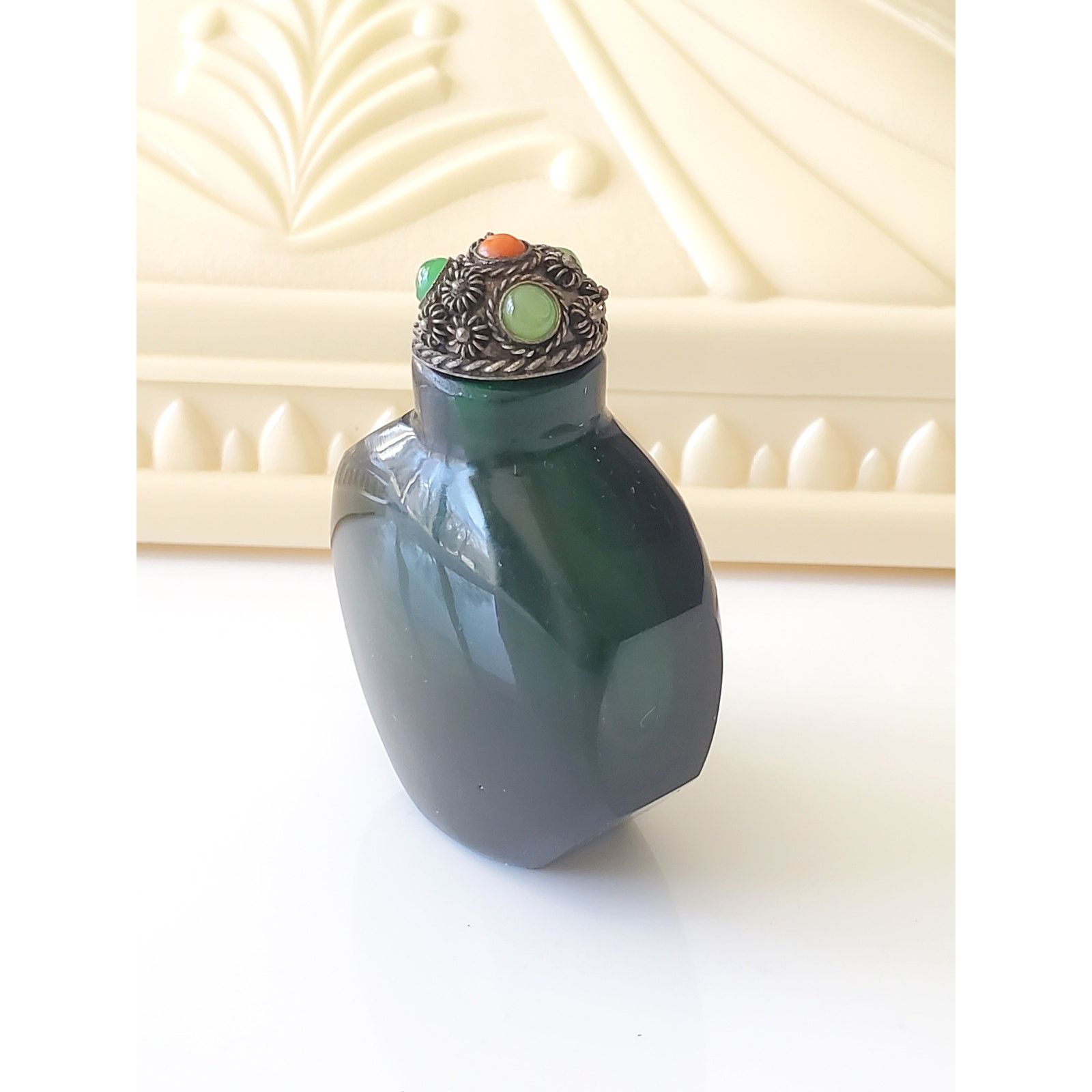 Other Vintage Emerald Green Chinese Snuff Bottle Size ONE SIZE - 2 Thumbnail