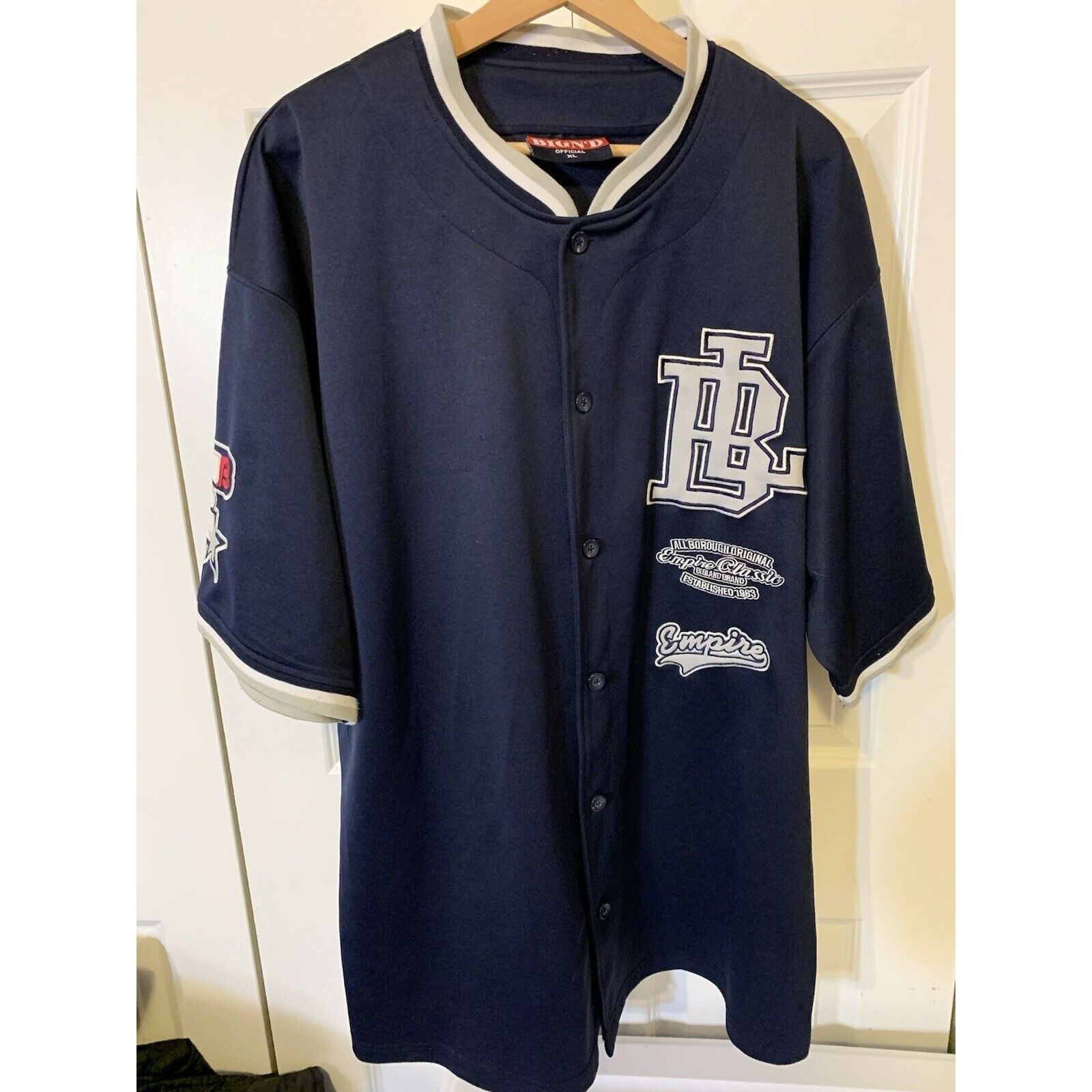 Other Big land Empire Classics Men’s Sz XL Baseball Jersey B Size US XL / EU 56 / 4 - 1 Thumbnail