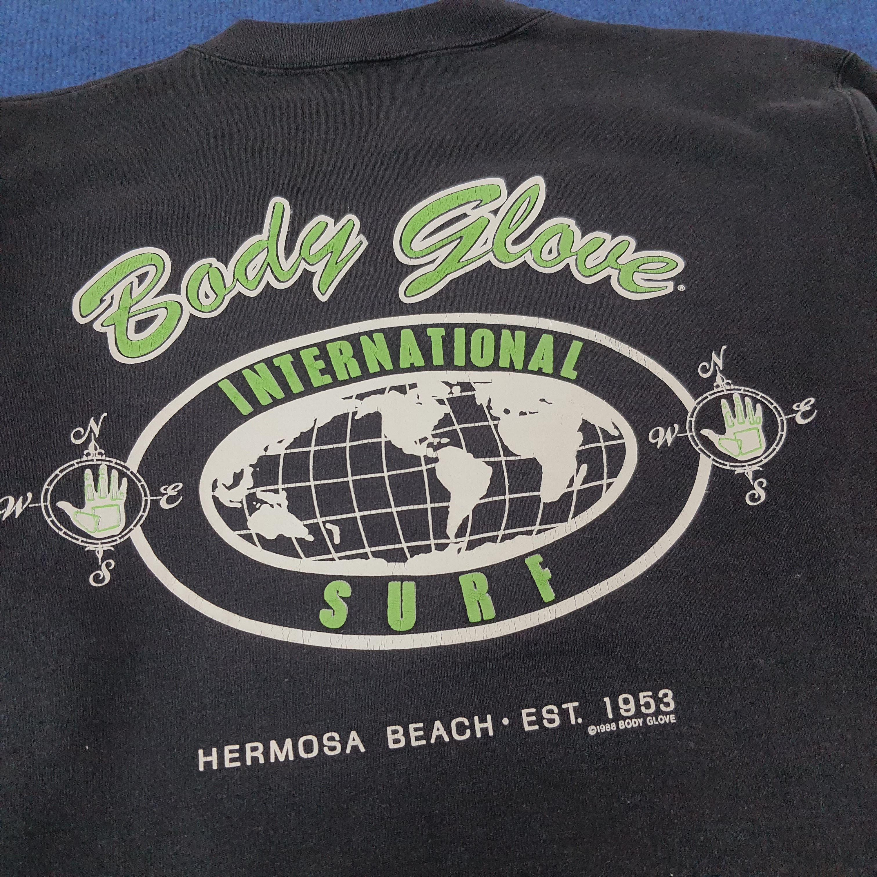 Body Glove Vintage Body Glove Surf Hermosa Sweatshirt C257N7 Size US M / EU 48-50 / 2 - 2 Thumbnail