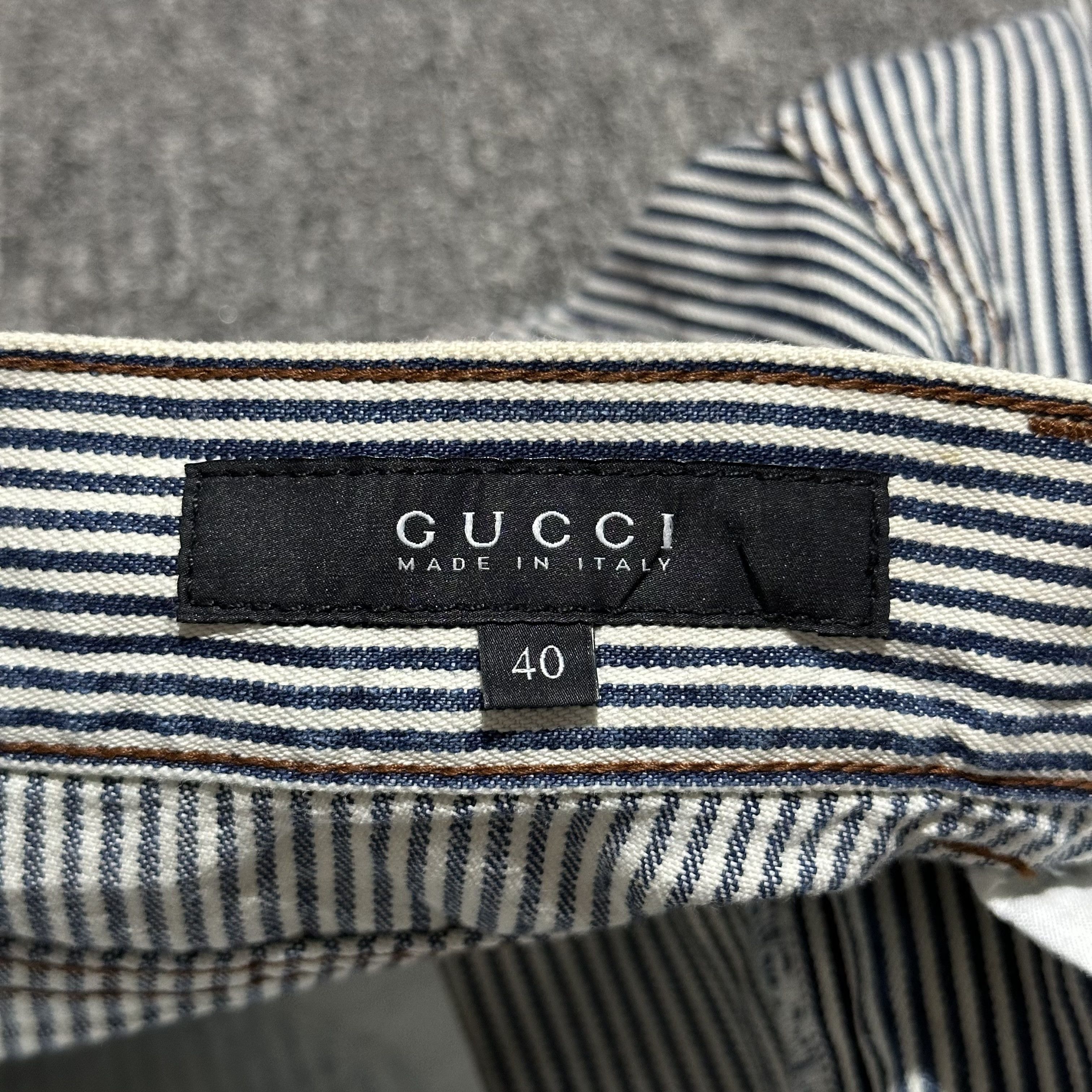 Gucci Gucci Striped Shorts Pants Size 30" / US 8 / IT 44 - 9 Thumbnail