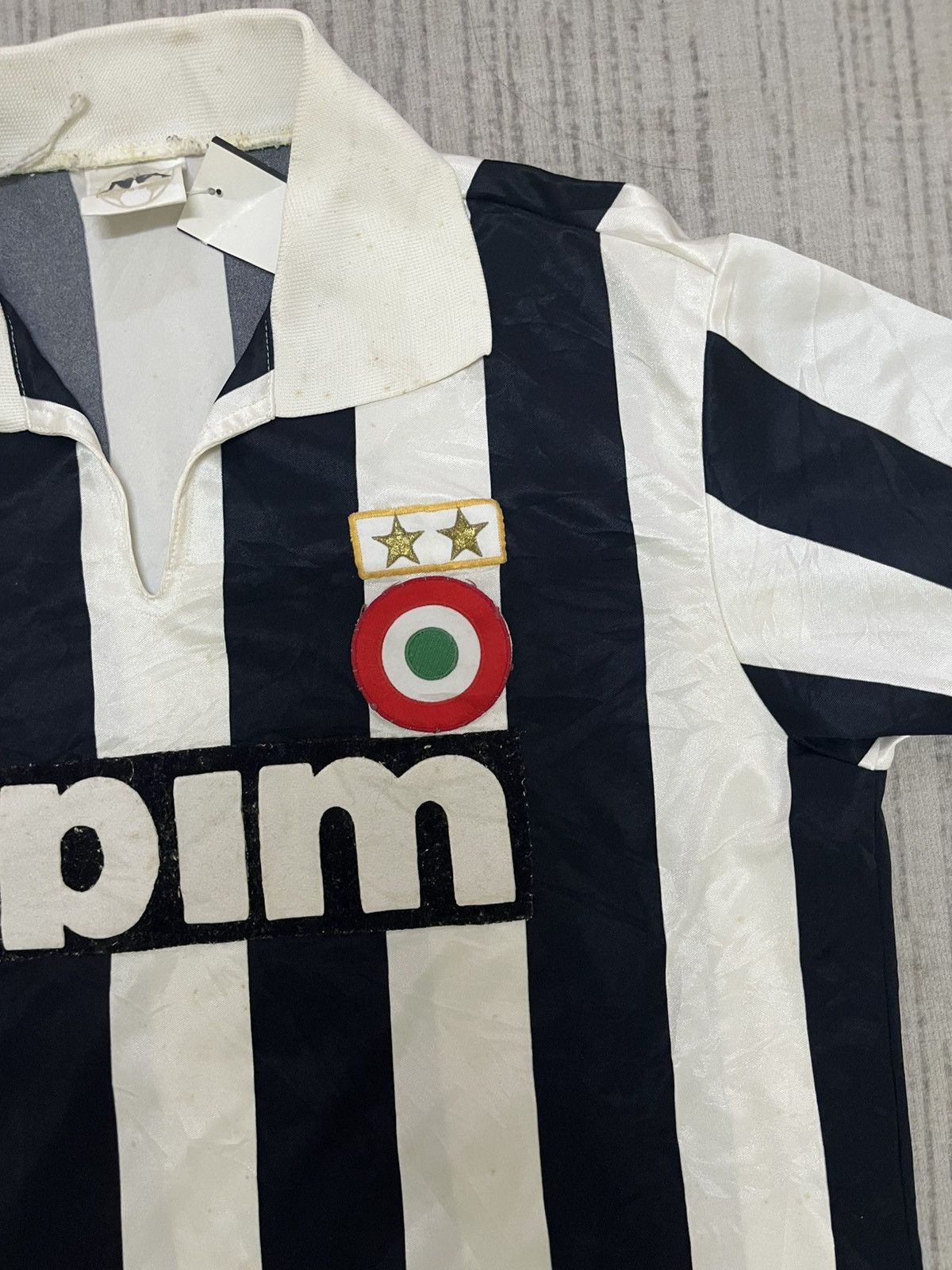 Vintage Vintage 1990 single stitch juventus jersey Size US M / EU 48-50 / 2 - 2 Thumbnail