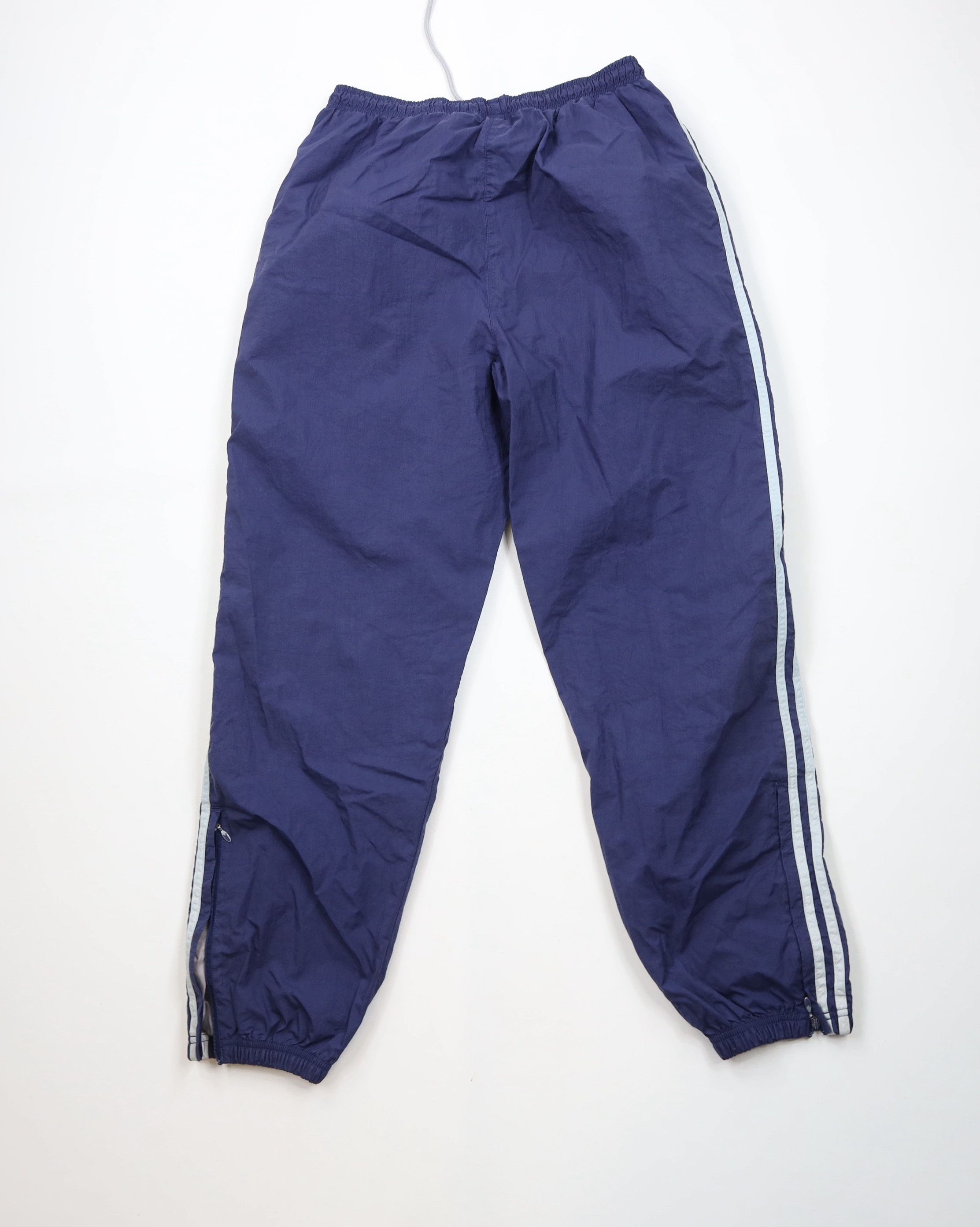 Adidas × Vintage Vintage 90s Adidas Cuffed Nylon Windbreaker Joggers Pants Size US 36 / EU 52 - 11 Thumbnail