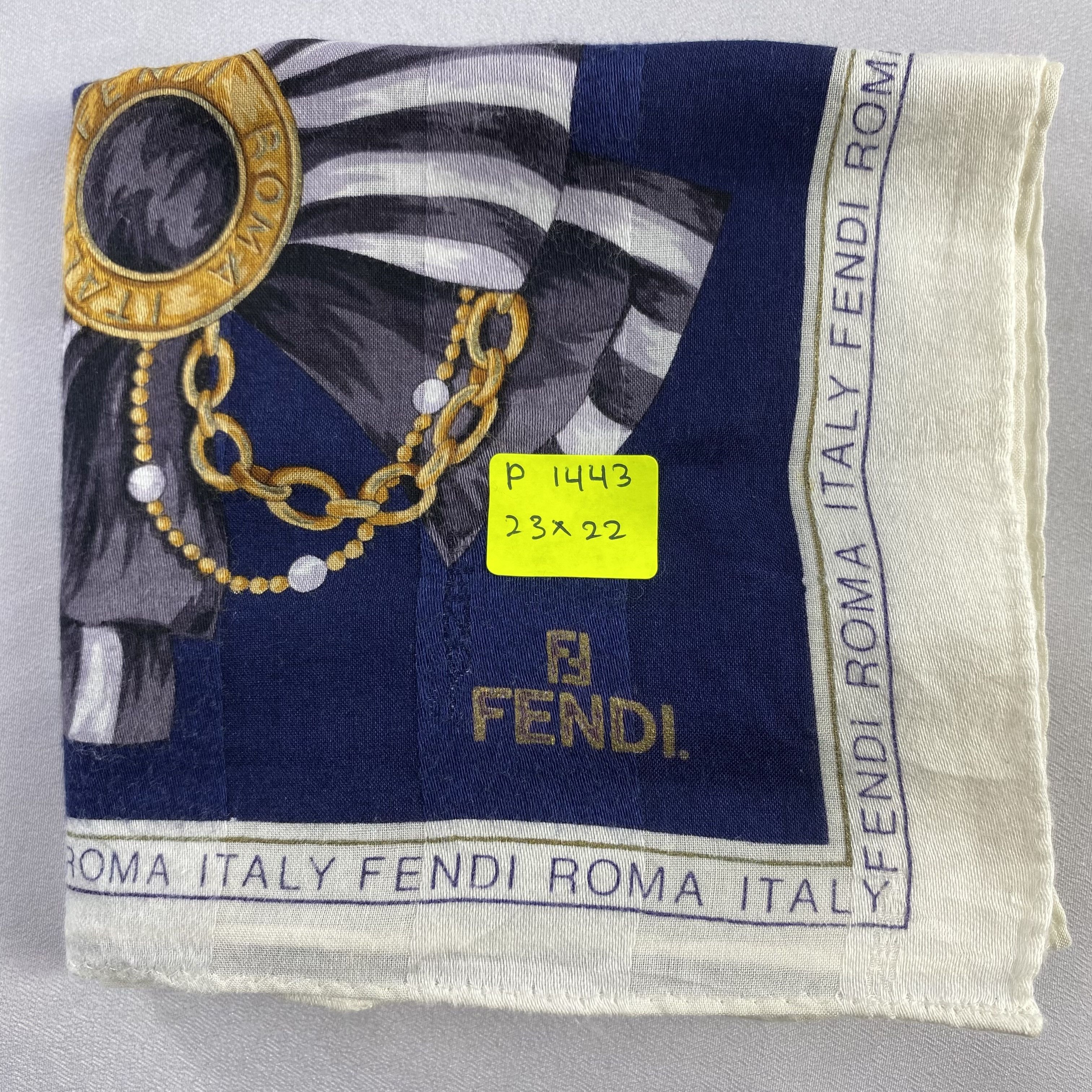 Vintage Fendi Handkerchief / Neckerchief / Bandana-P1443 Size ONE SIZE - 5 Thumbnail