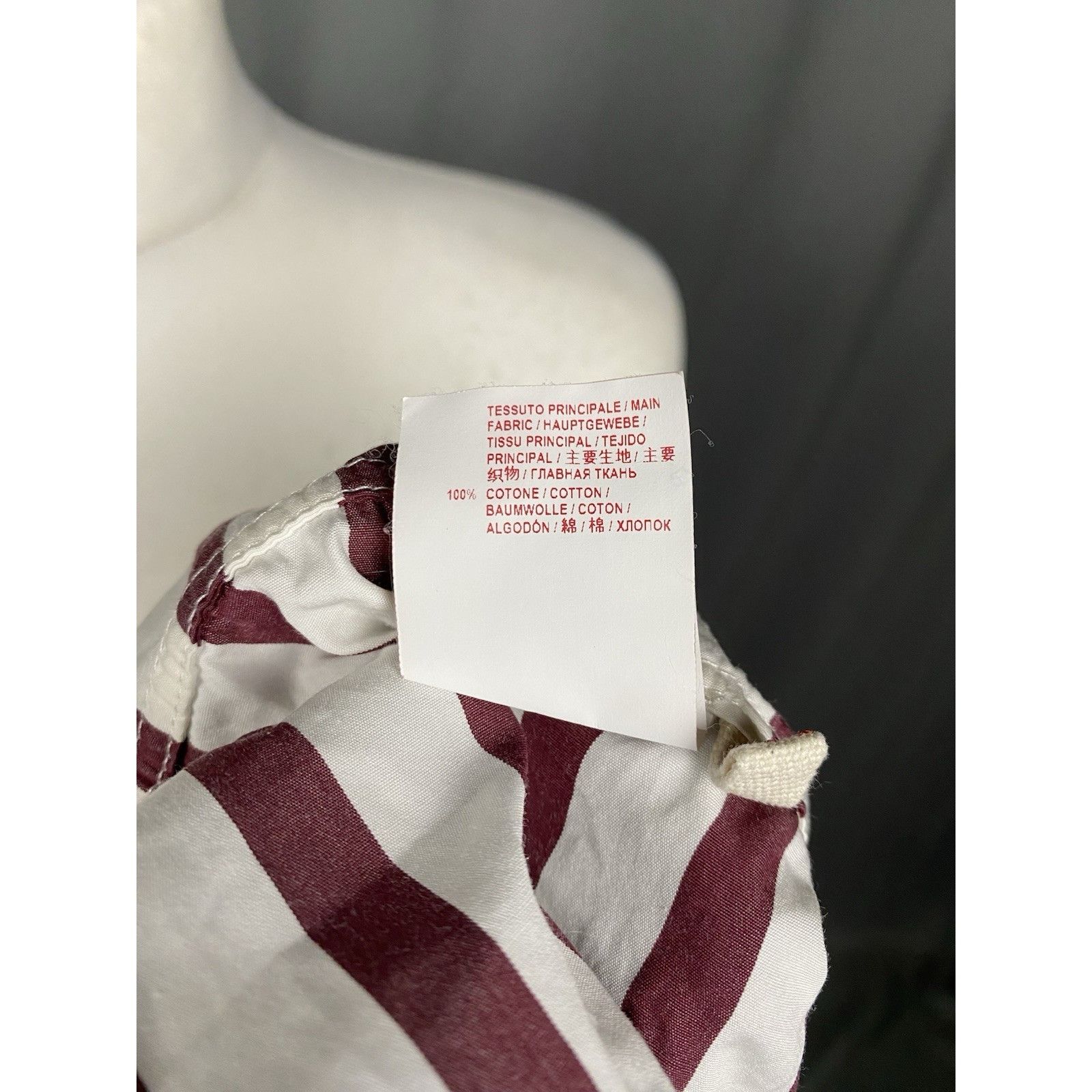 Marni Marni Women's White Purple Striped Sleeveless Top Shirt Size Size M / US 6-8 / IT 42-44 - 11 Thumbnail