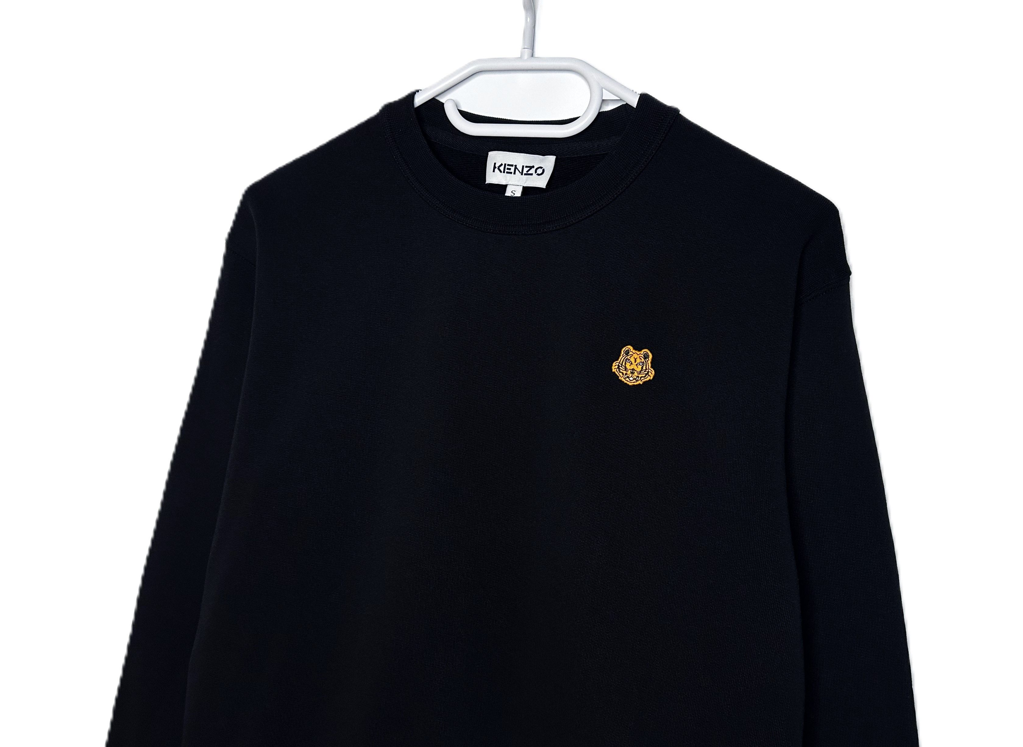 Kenzo Kenzo Tiger Crest Crew Sweatshirts Black Size US S / EU 44-46 / 1 - 4 Thumbnail
