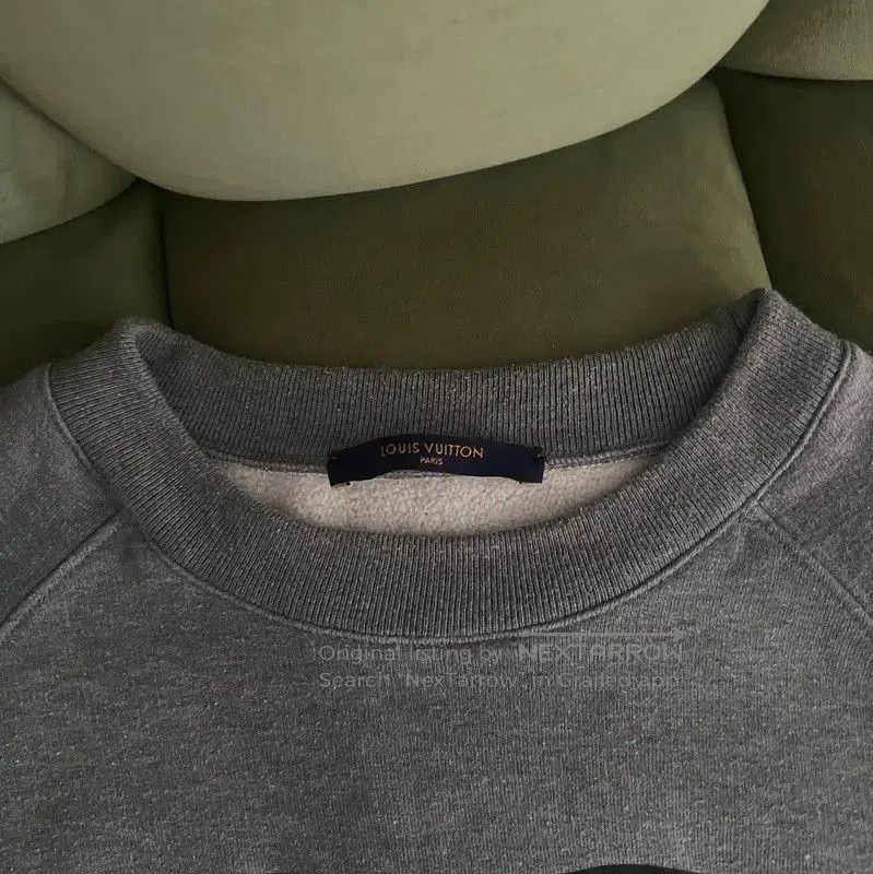 Louis Vuitton Louis Vuitton Gray Logo Cotton Sweatshirt . Size US XXL / EU 58 / 5 - 5 Thumbnail