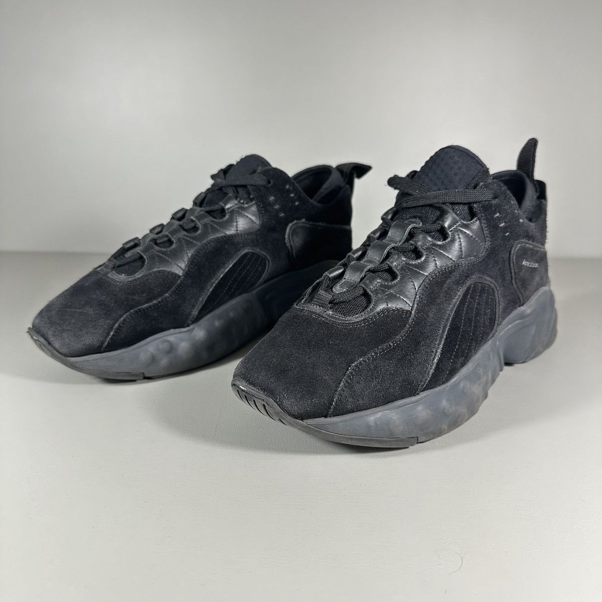 Acne Studios Acne Studios Rockaway Manhattan Chunky Black Suede Sneakers Size US 11 / IT 41 - 2 Thumbnail