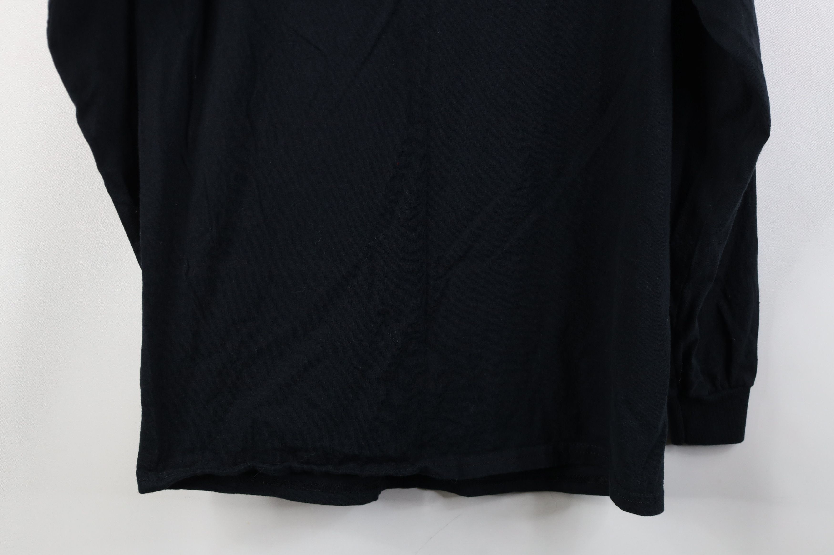 Vintage Vintage 90s Streetwear Blank Cotton Long Sleeve T-Shirt Size US M / EU 48-50 / 2 - 11 Thumbnail