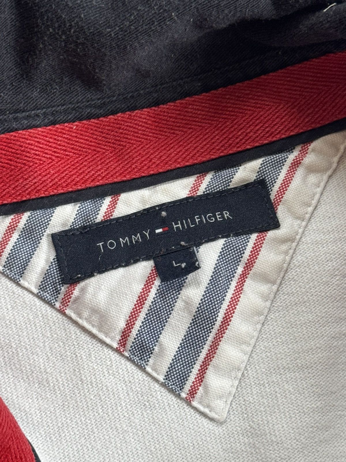 Tommy Hilfiger × Vintage Tommy Hilfiger L vintage rugby long sleeve polo sweatshirt Size US L / EU 52-54 / 3 - 11 Thumbnail