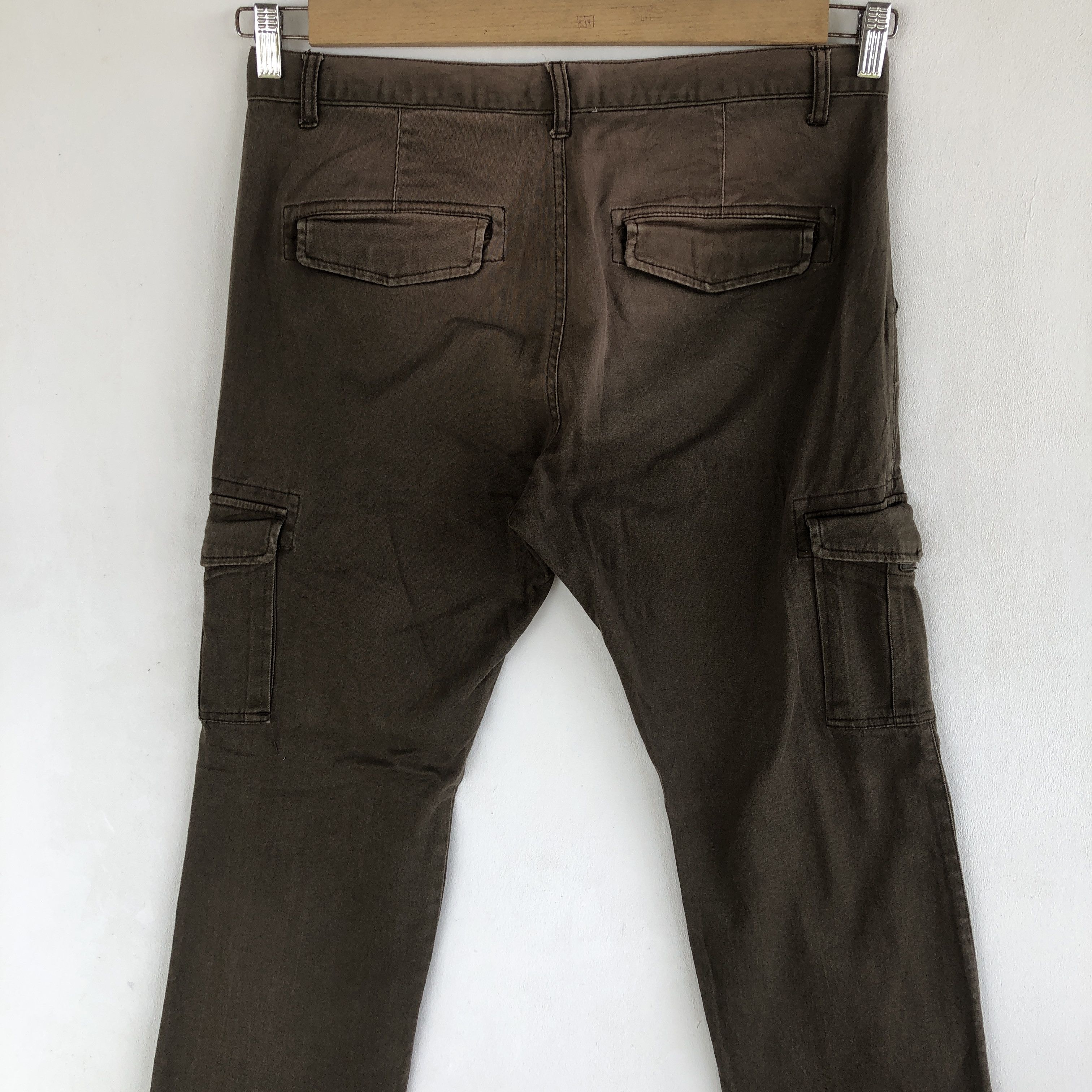 Japanese Brand Vintage Japanese Cargo Pants Multi Pocket Fatigue Trousers Size US 34 / EU 50 - 4 Thumbnail