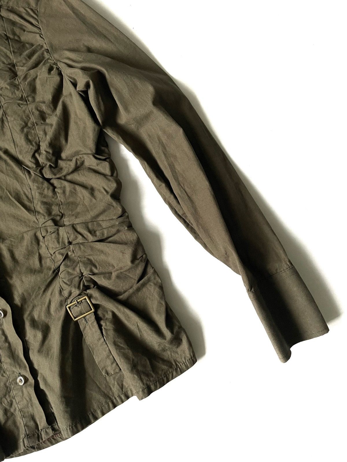 Miss Sixty × Vintage Miss Sixty Avant-Garde Shirt Size M Made In Italy Olive Size M / US 6-8 / IT 42-44 - 3 Thumbnail