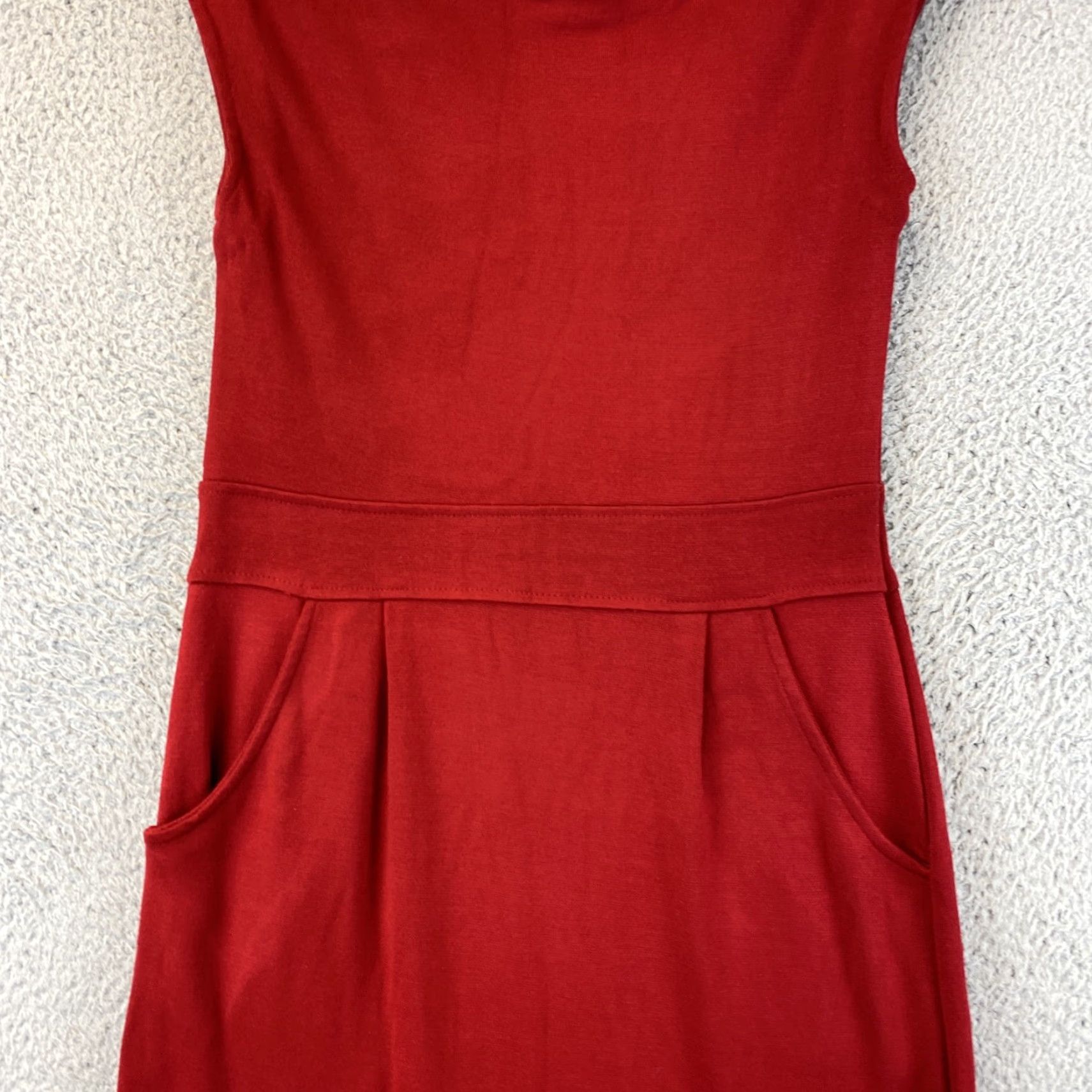 Zara ZARA Cut-Out Midi Knit Dress Limited Edition Red Women's L Sleeveless Pencil Size L / US 10 / IT 46 - 2 Thumbnail