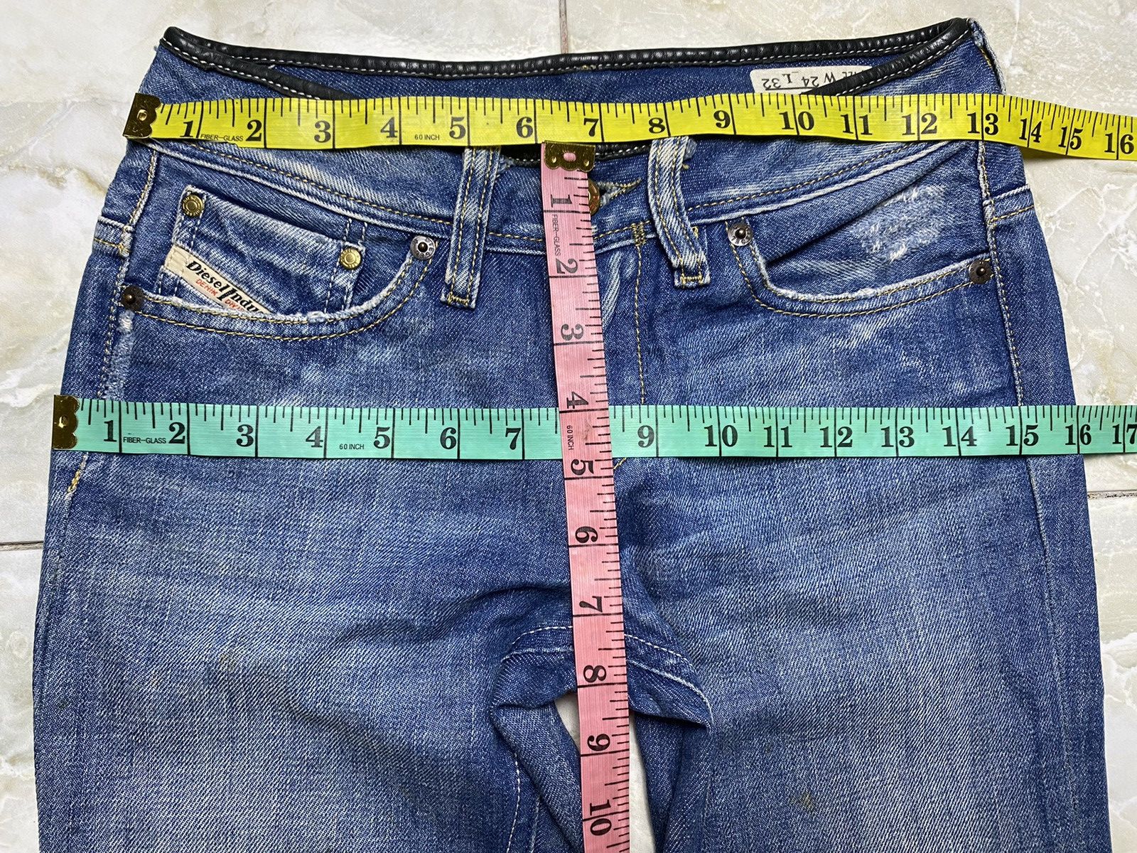 Diesel Diesel Bebel 0070Z blue bootcut regular jeans Size US 27 - 4 Thumbnail