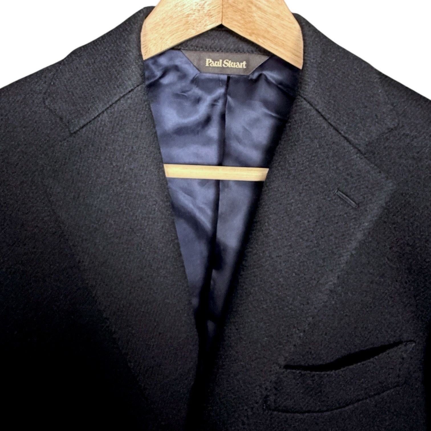 Paul Stuart Paul Stuart Wool Cashmere Flannel Blue Blazer 44R $2,000 Size 44R - 3 Thumbnail