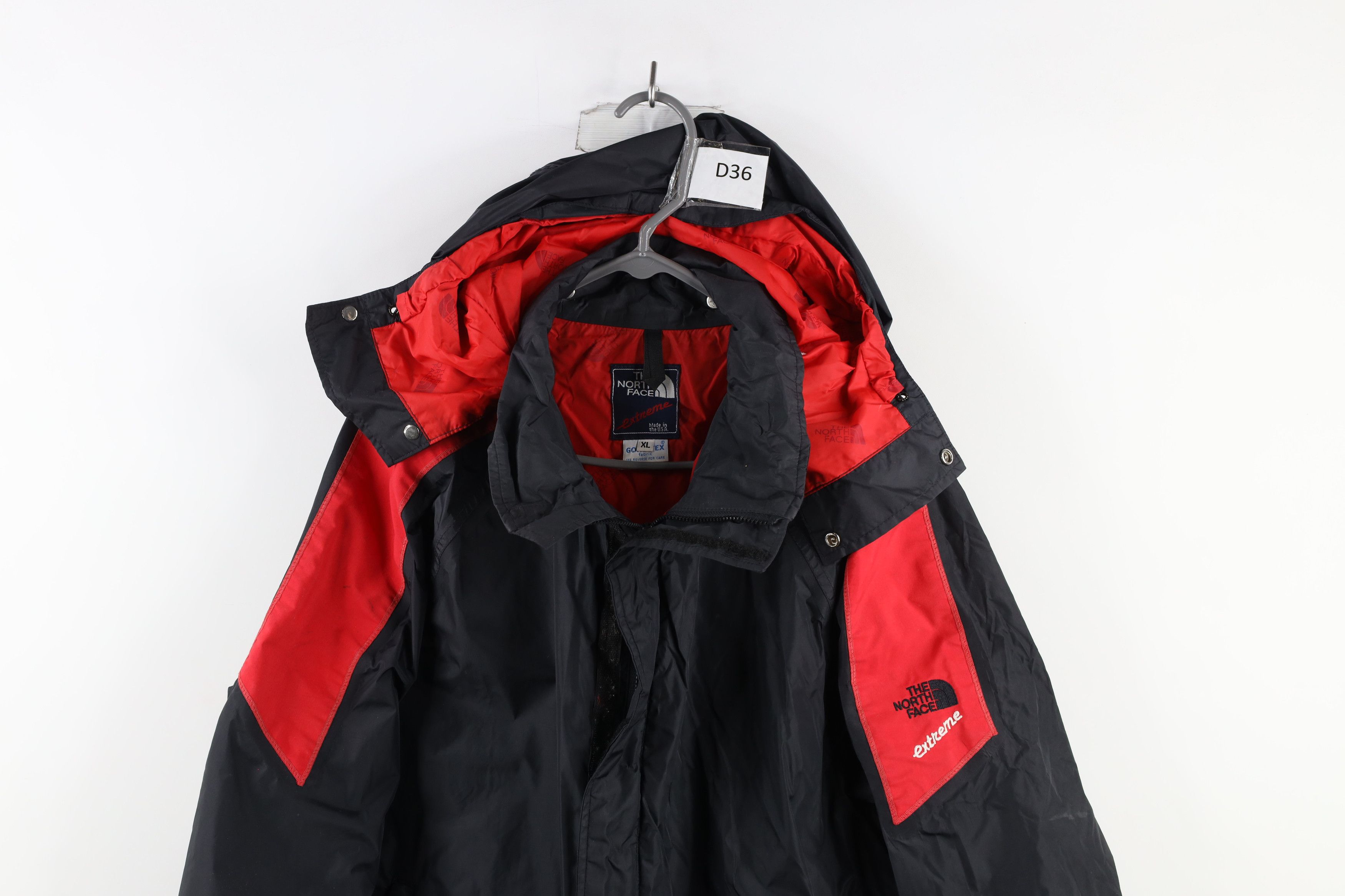 The North Face × Vintage Vintage 90s The North Face Extreme Hooded Rain Jacket USA Size US XL / EU 56 / 4 - 2 Thumbnail
