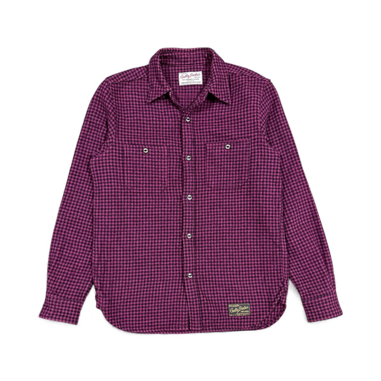 Wacko Maria Wacko Maria Guilty Parties Painted Houndstooth Flannel Red Size US M / EU 48-50 / 2 - 2 Thumbnail