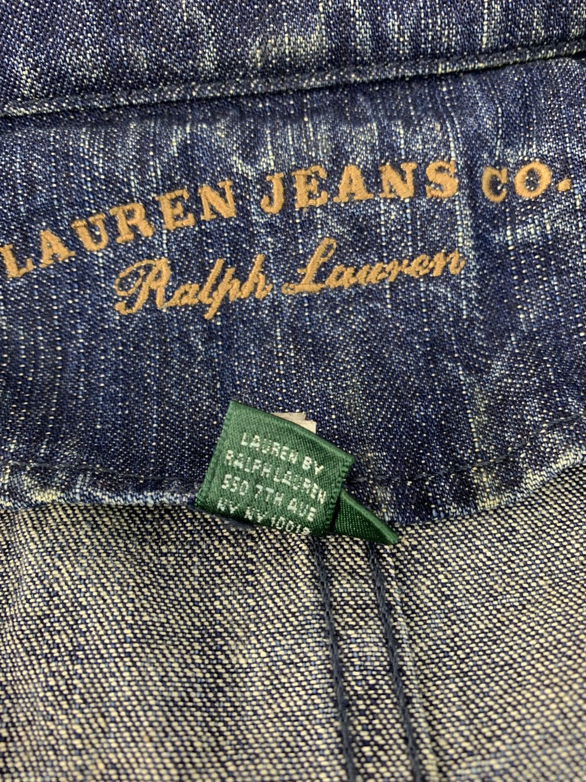 Ralph Lauren 90s Ralph Lauren Jeans Co Toggle Clasp Denim Jacket Size US S / EU 44-46 / 1 - 8 Thumbnail