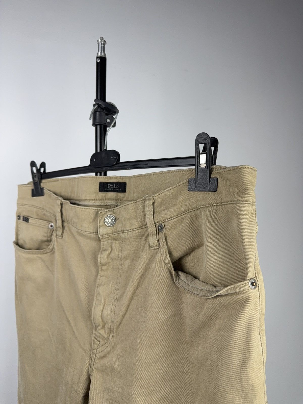 Polo Ralph Lauren Retro Luxury Vintage 90s Polo Ralph Lauren Beige Chino Pants Size US 36 / EU 52 - 6 Thumbnail