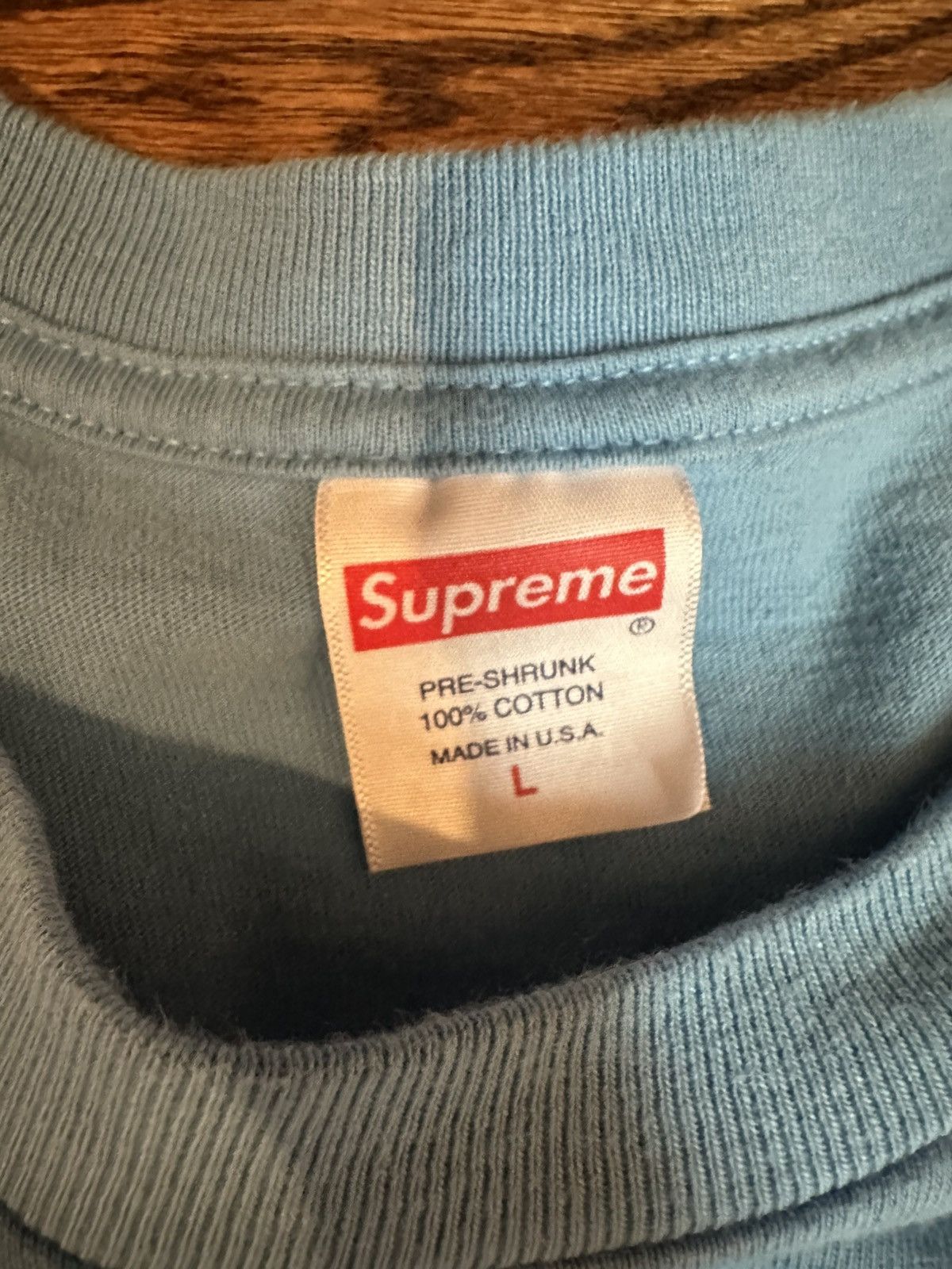 Supreme Supreme Pinline T-Shirt Size US L / EU 52-54 / 3 - 3 Thumbnail