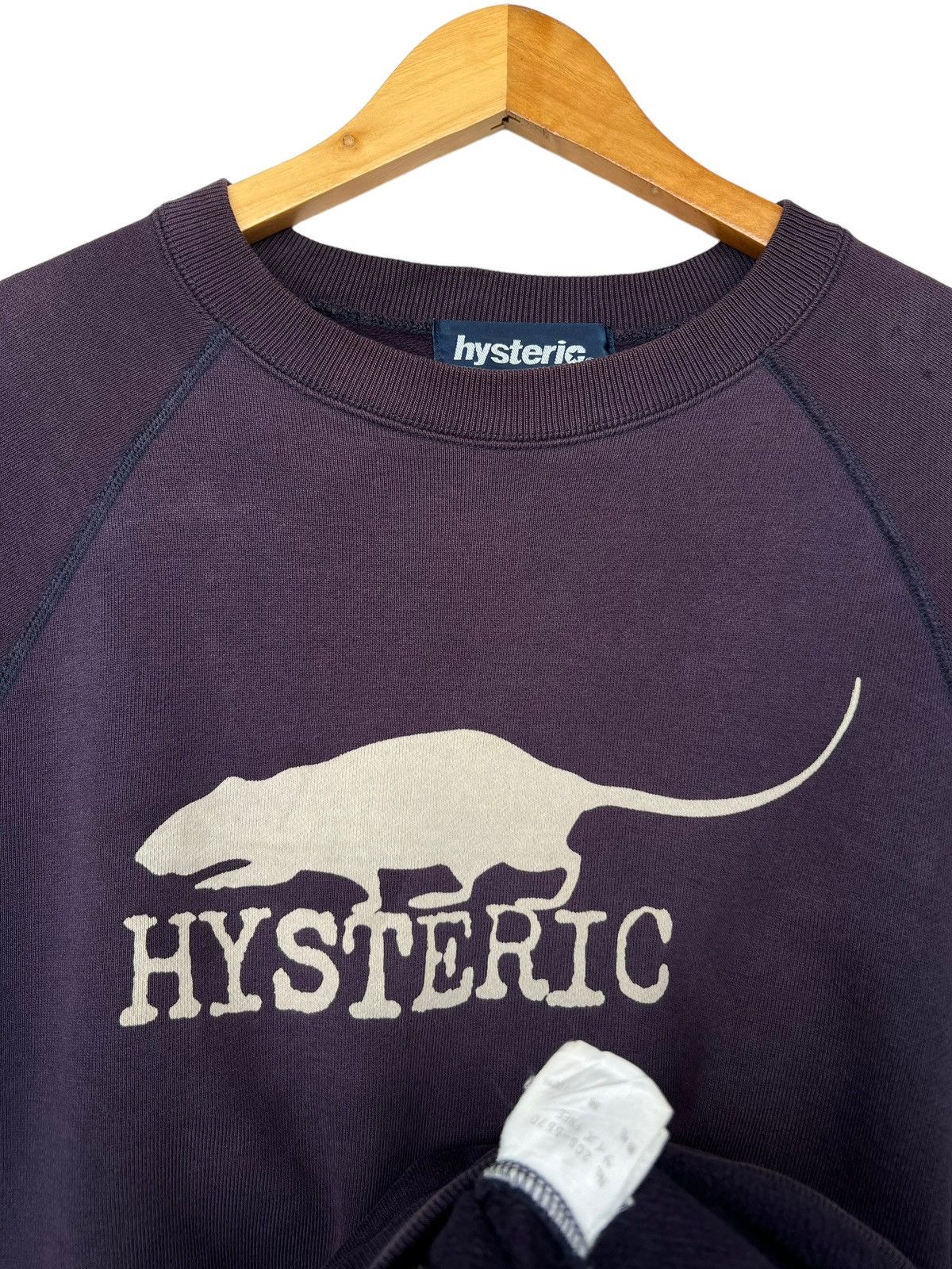 Hysteric Glamour Rat Logo Sweatshirt Size US M / EU 48-50 / 2 - 9 Thumbnail
