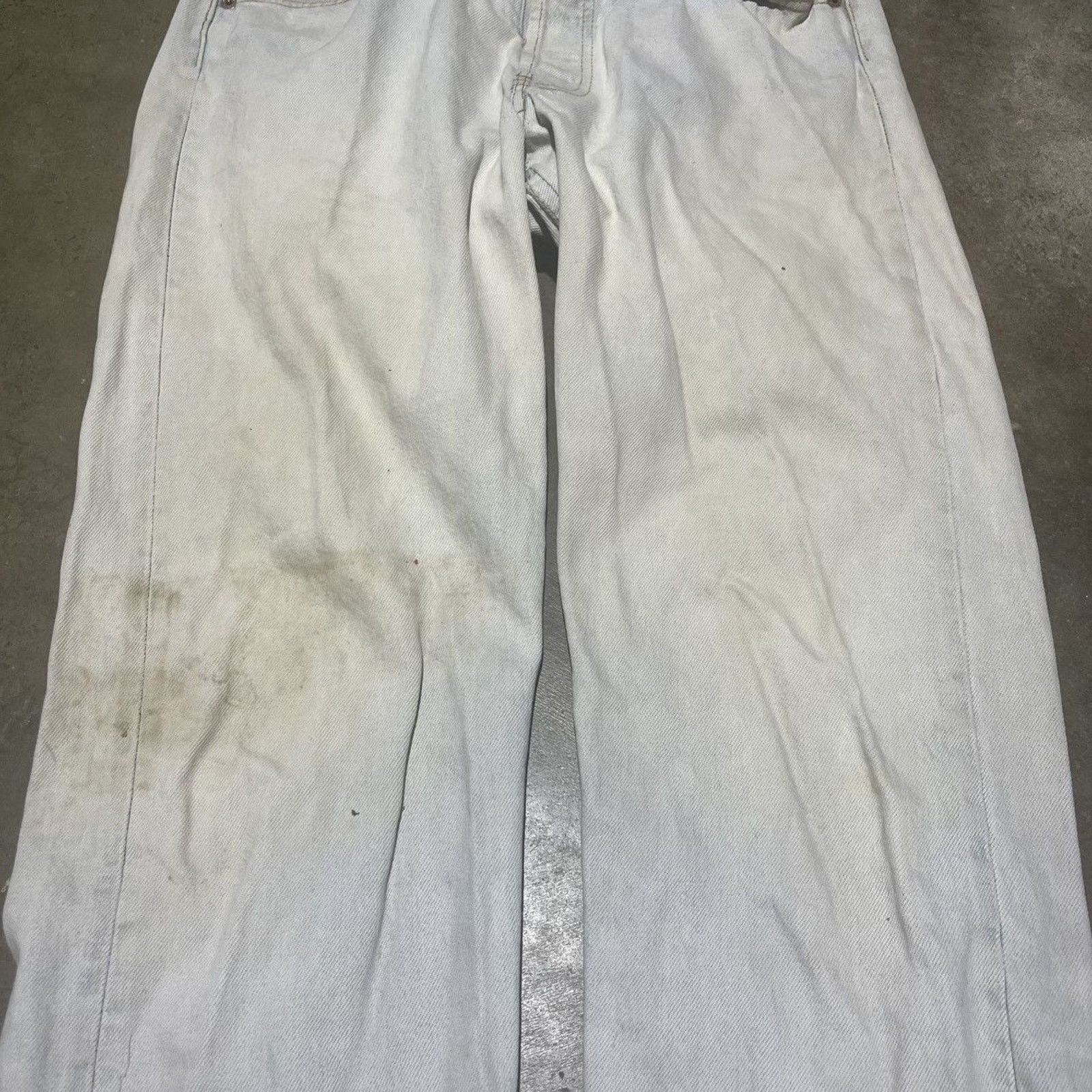 Levi's × Vintage Vintage 80s Levi's 501 Light Wash Straight Leg Jeans 31x31 Size US 31 - 2 Thumbnail