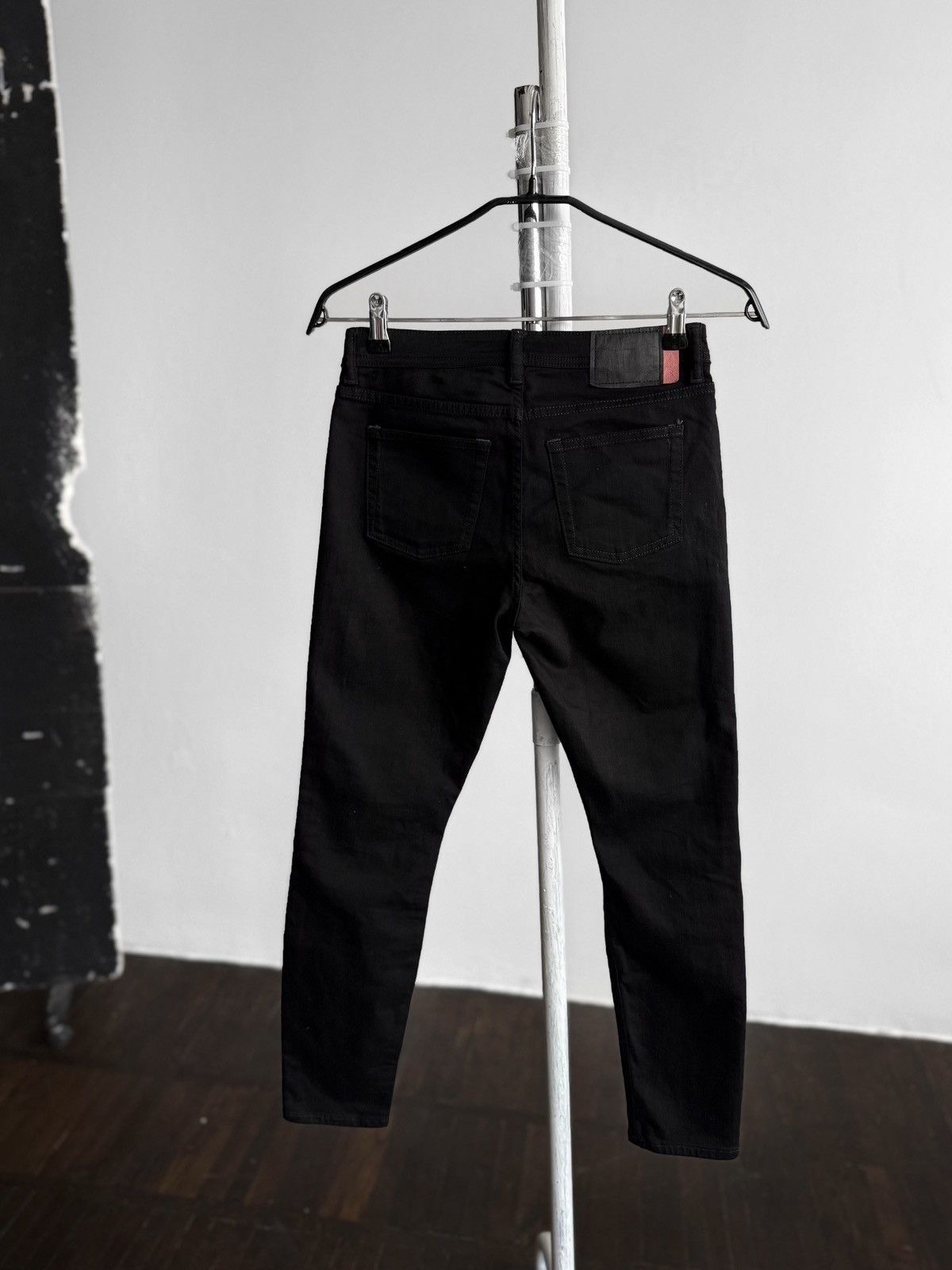Acne Studios Acne Studios Bla Konst Womens Black Skinny Fit Denim Jeans Size 30" / US 8 / IT 44 - 2 Thumbnail
