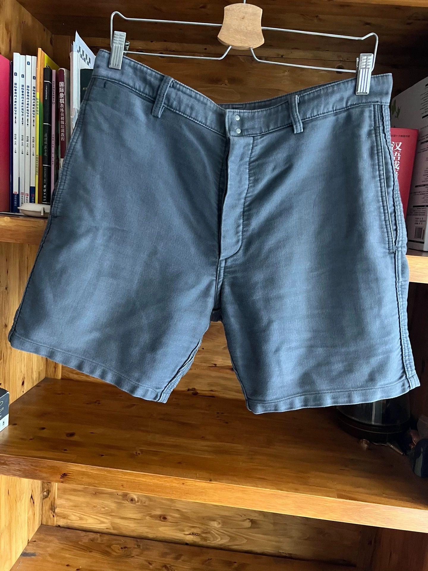 Visvim visvim 2014 indigo dyed washed work shorts gray blue size 2 Size US 32 / EU 48 - 3 Thumbnail