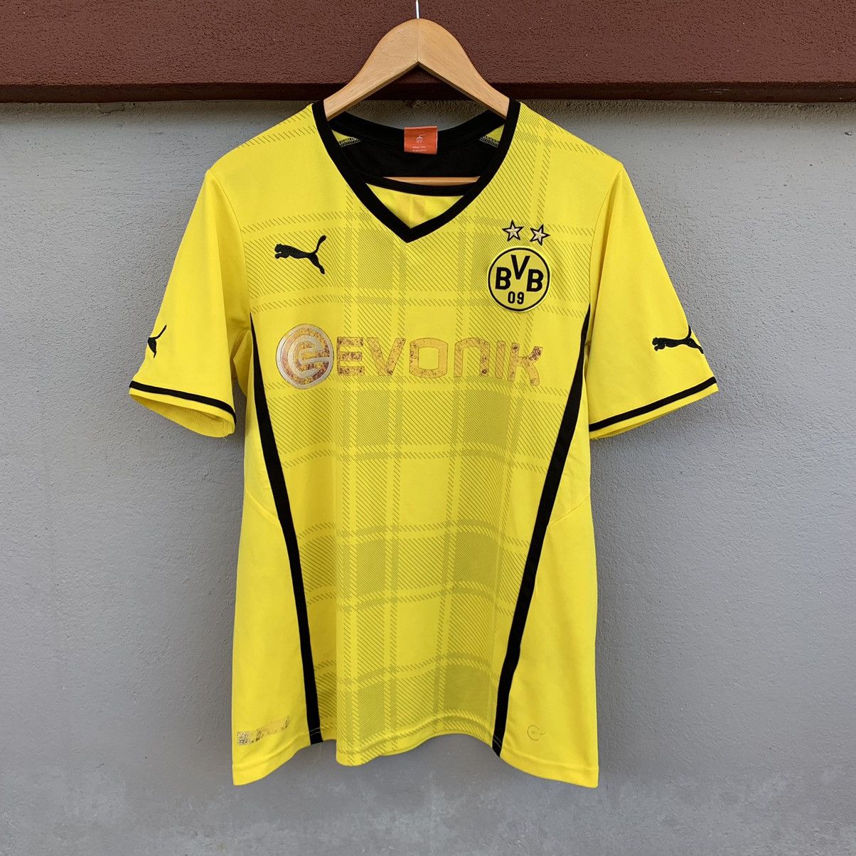 Puma 2013 2014 Puma BVB Borussia Dortmund Jersey tee Size US L / EU 52-54 / 3 - 1 Thumbnail